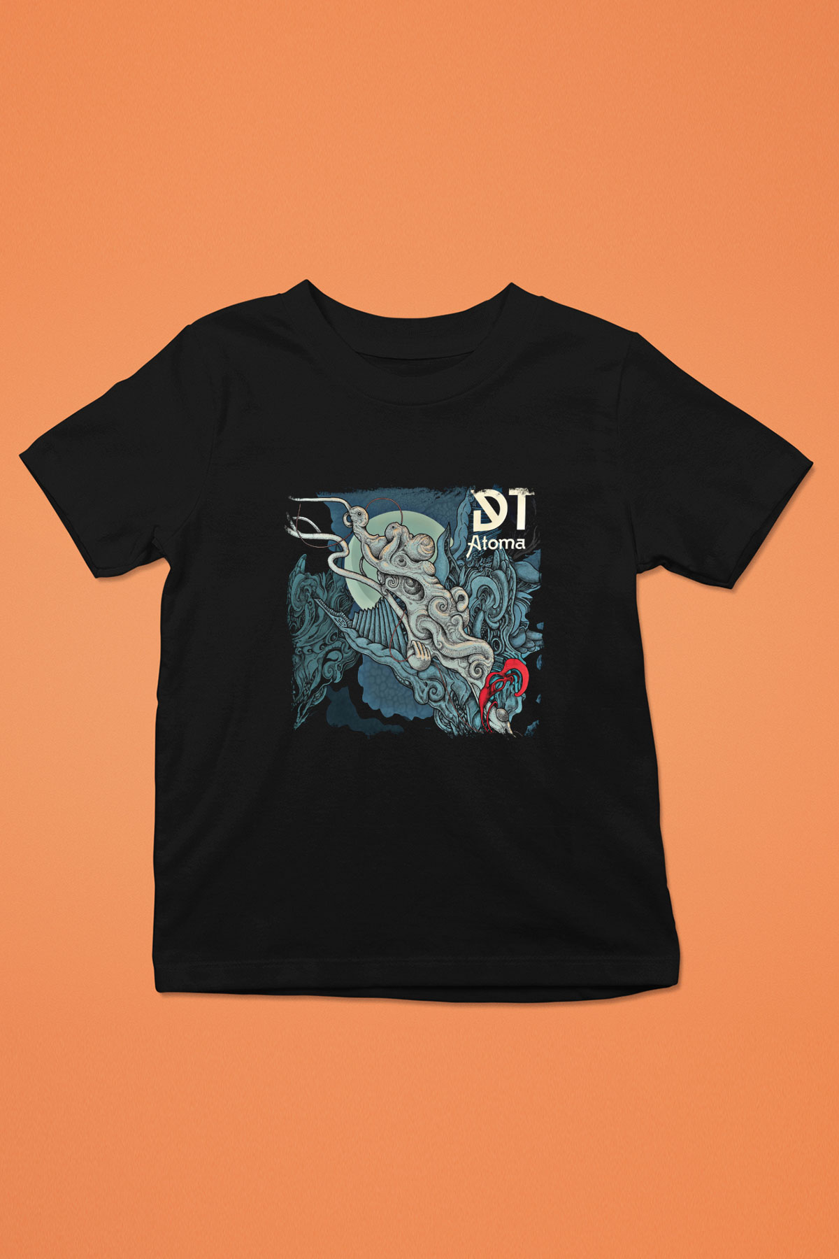 Dark Tranquillity Baskılı Unisex Siyah Çocuk Tişört