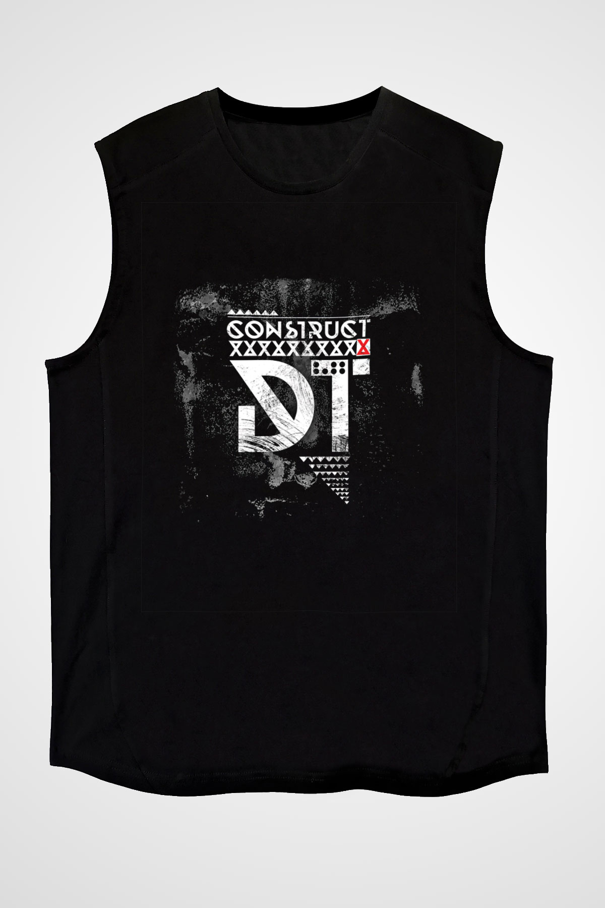 Dark Tranquillity Baskılı Unisex Siyah Kolsuz Tişört