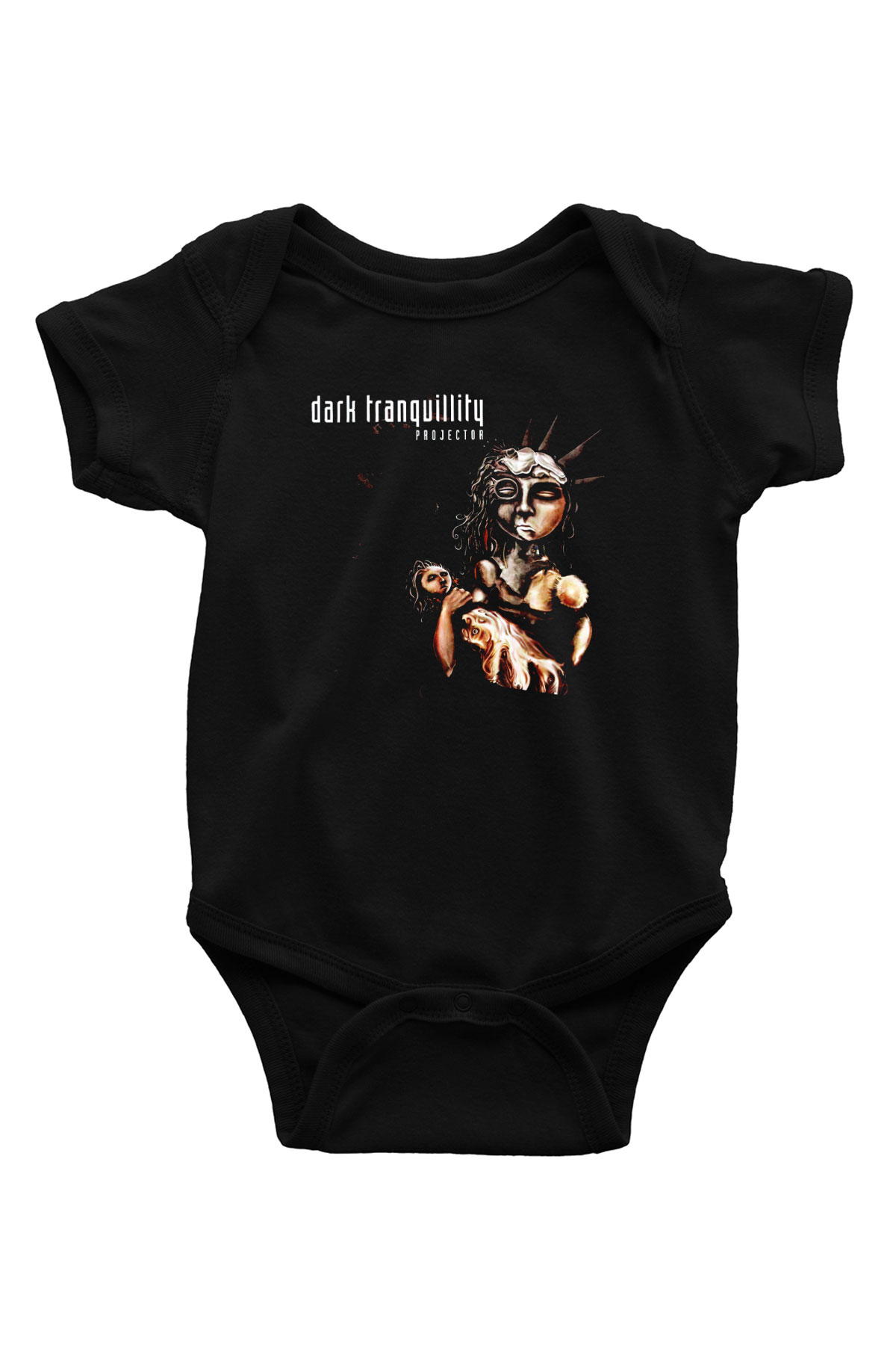 Dark Tranquillity Siyah Bebek Body - Zıbın