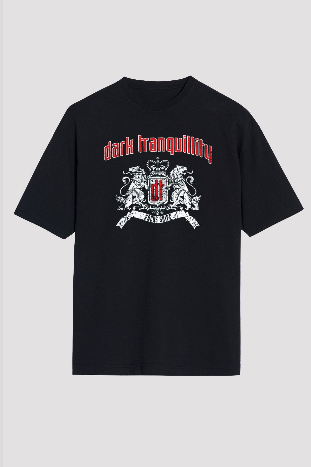 Dark Tranquillity Siyah Unisex Oversize Tişört T-Shirt