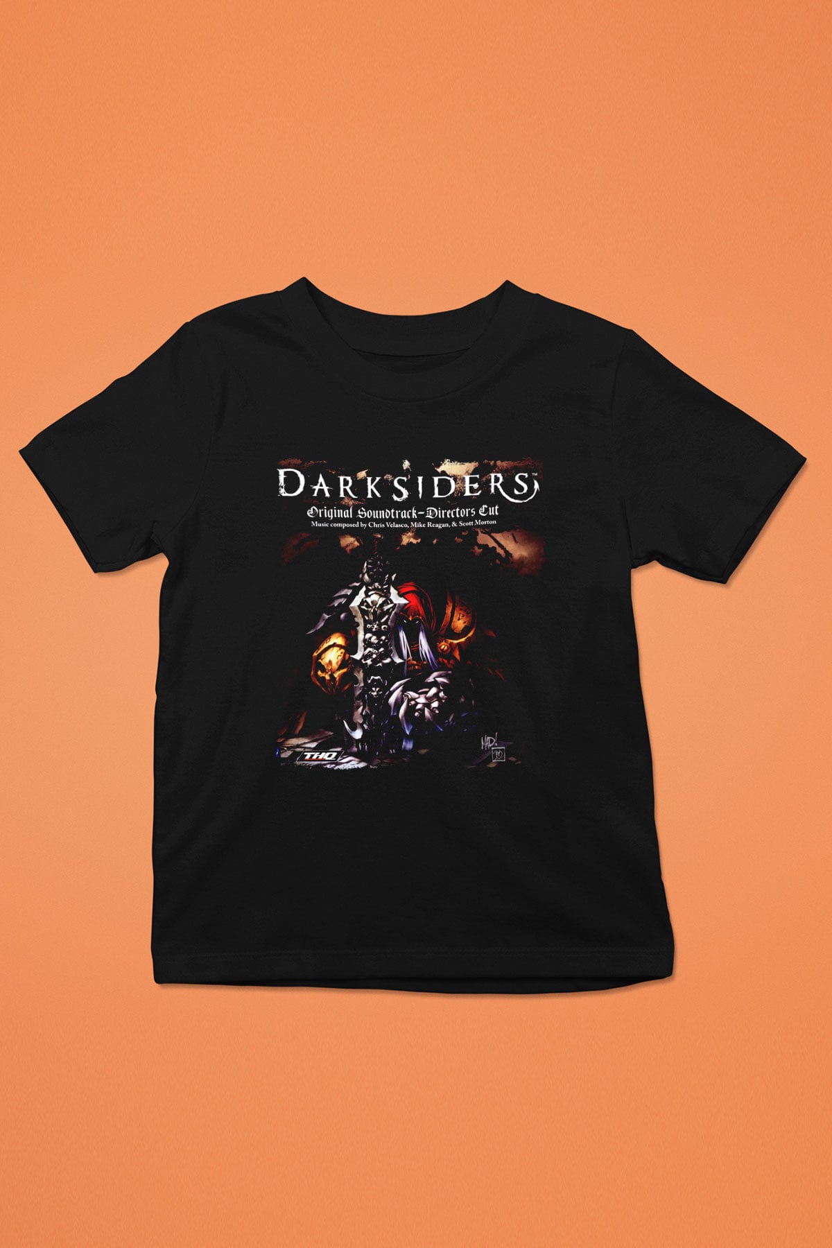 Darksiders Siyah Unisex Çocuk Tişört