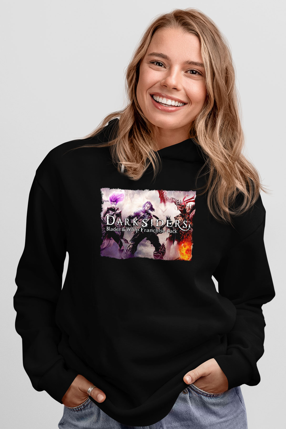 Darksiders Siyah Unisex Hoodie