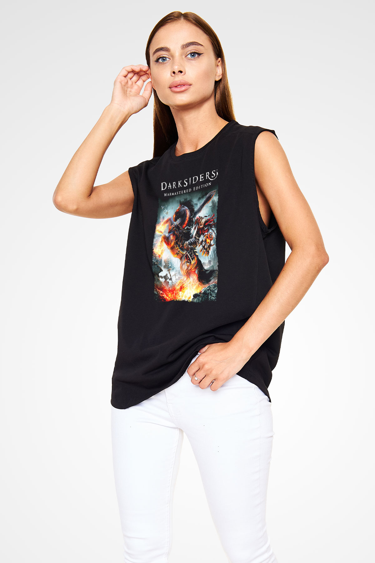 Darksiders Siyah Unisex Kolsuz Tişört