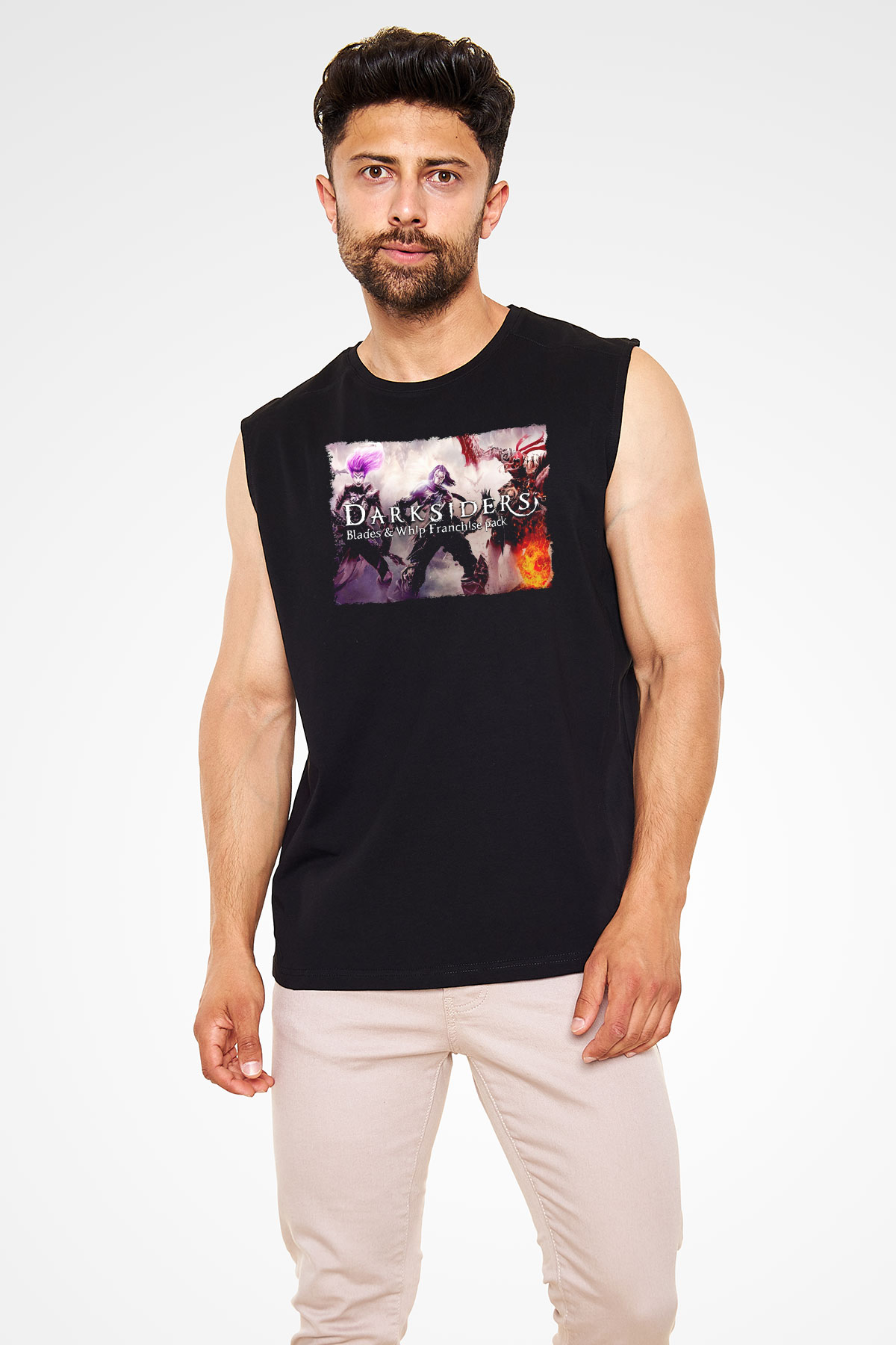 Darksiders Siyah Unisex Kolsuz Tişört