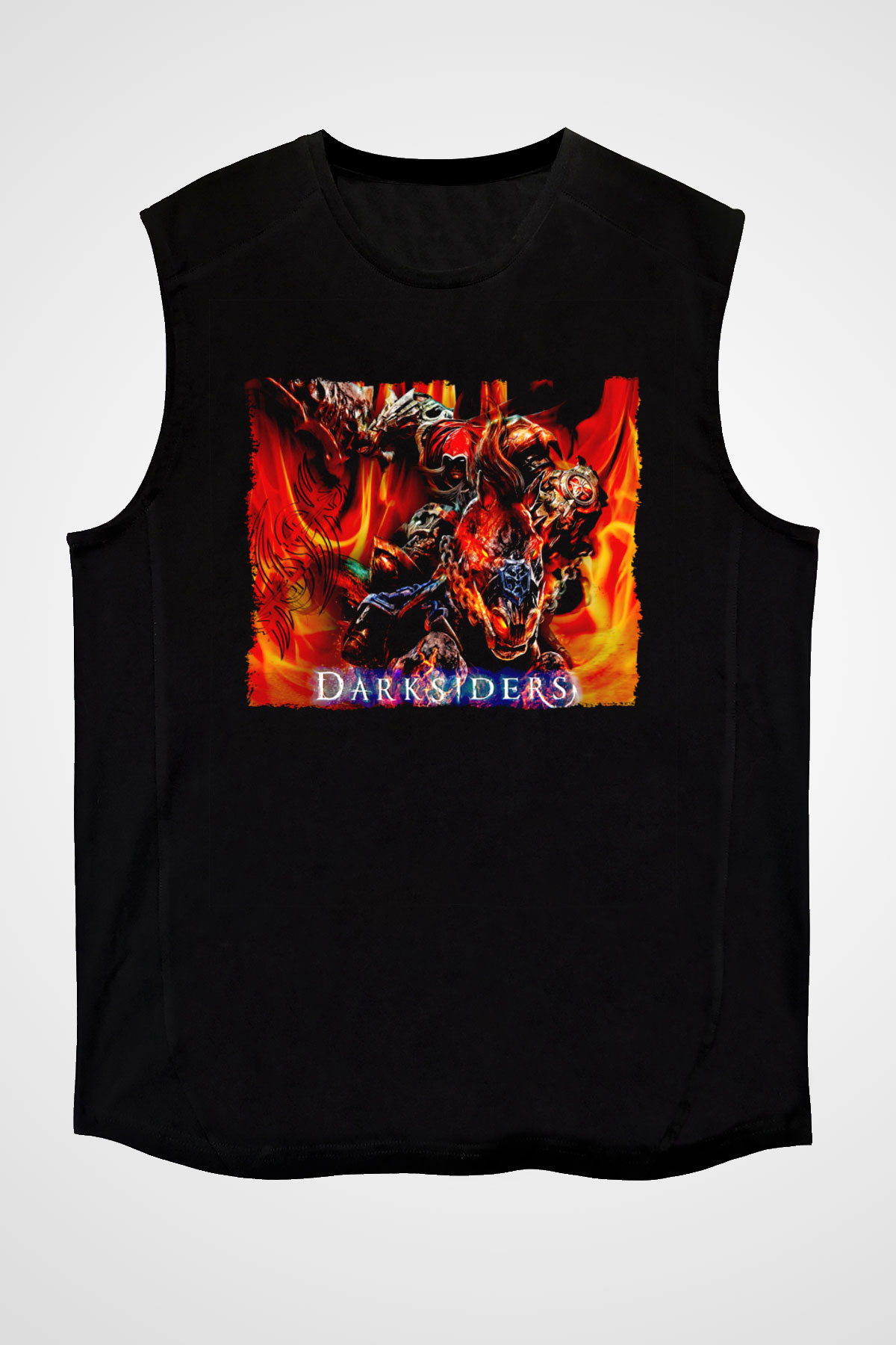 Darksiders Siyah Unisex Kolsuz Tişört