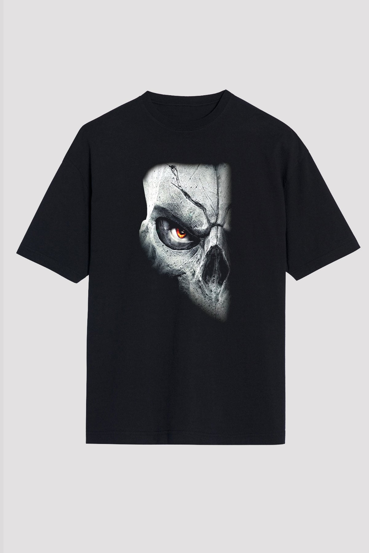 Darksiders Siyah Unisex Oversize Tişört T-Shirt