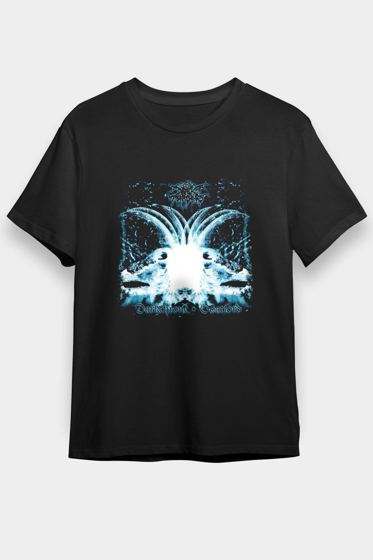 Darkthrone Baskılı Unisex Siyah Tişört