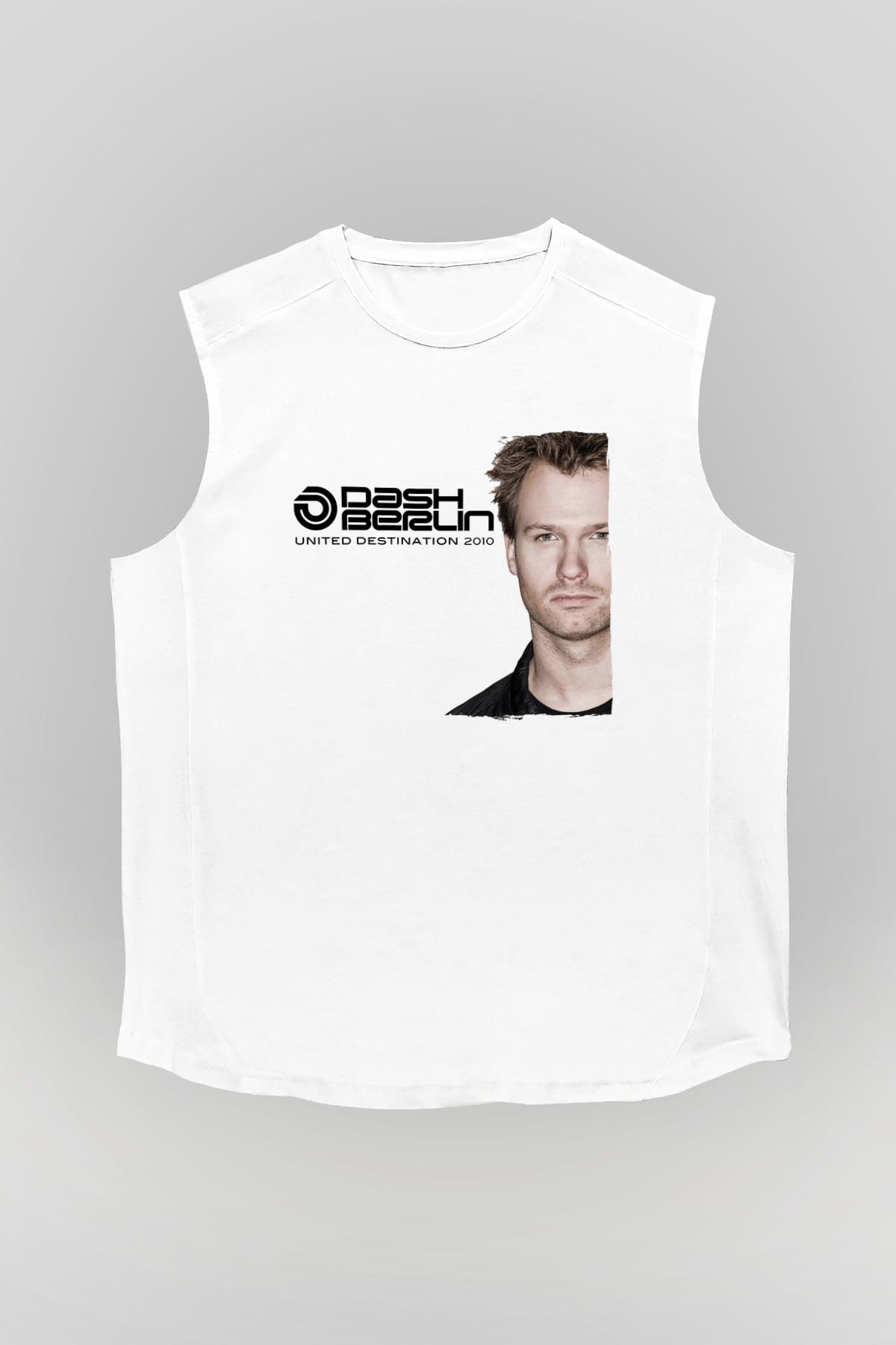 Dash Berlin Beyaz Unisex Kolsuz Tişört
