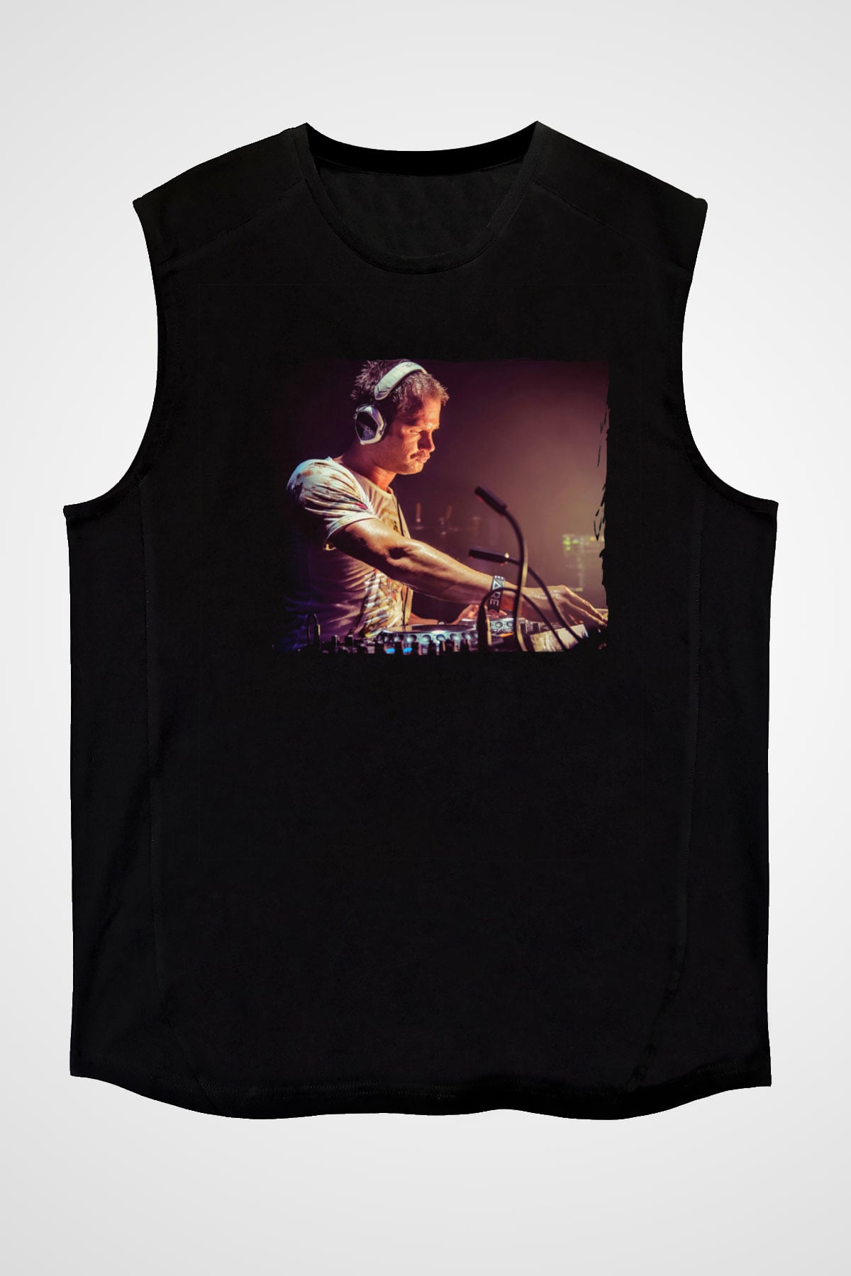 Dash Berlin Siyah Unisex Kolsuz Tişört