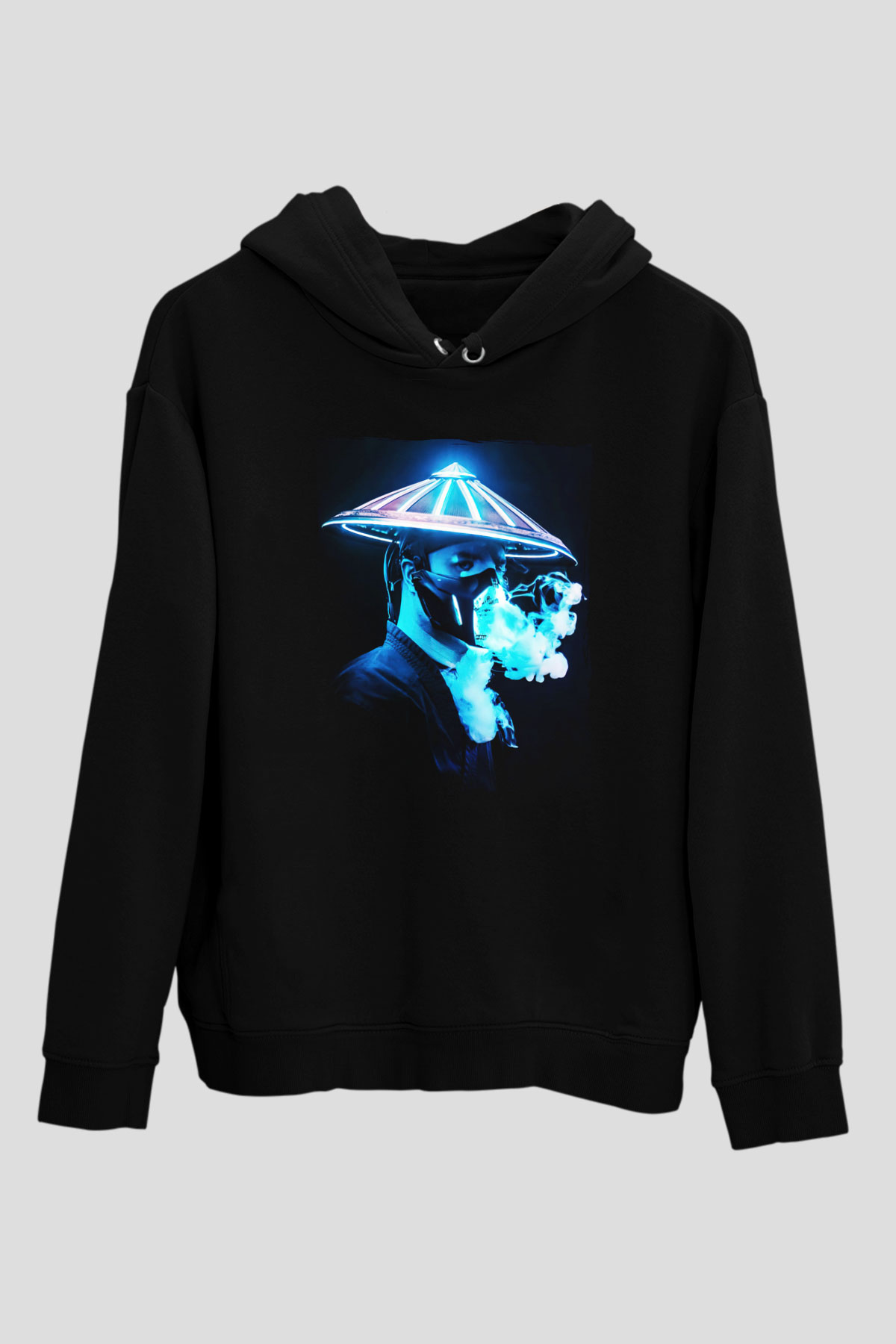 Datsik Siyah Unisex Kapüşonlu Sweatshirt