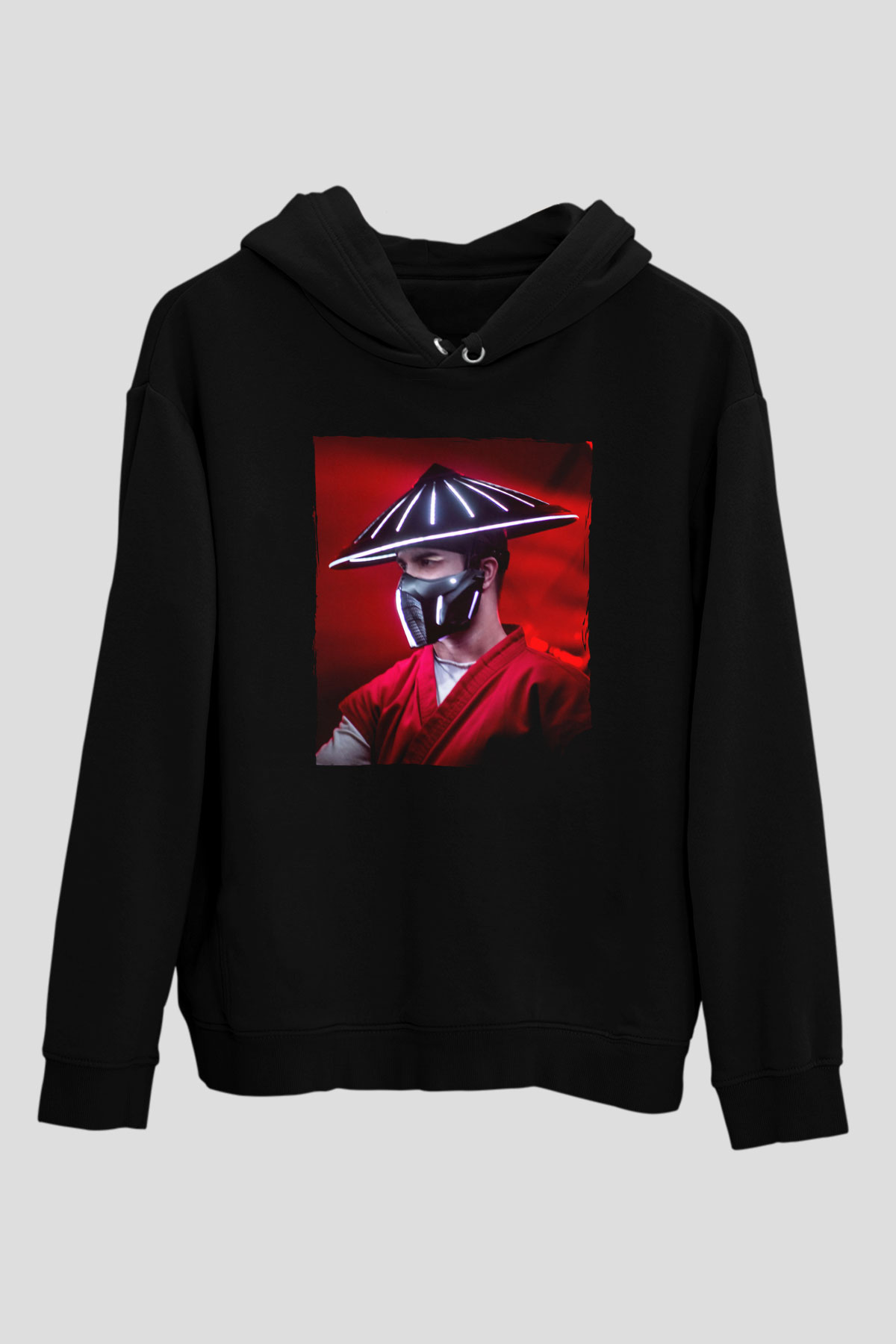 Datsik Siyah Unisex Kapüşonlu Sweatshirt