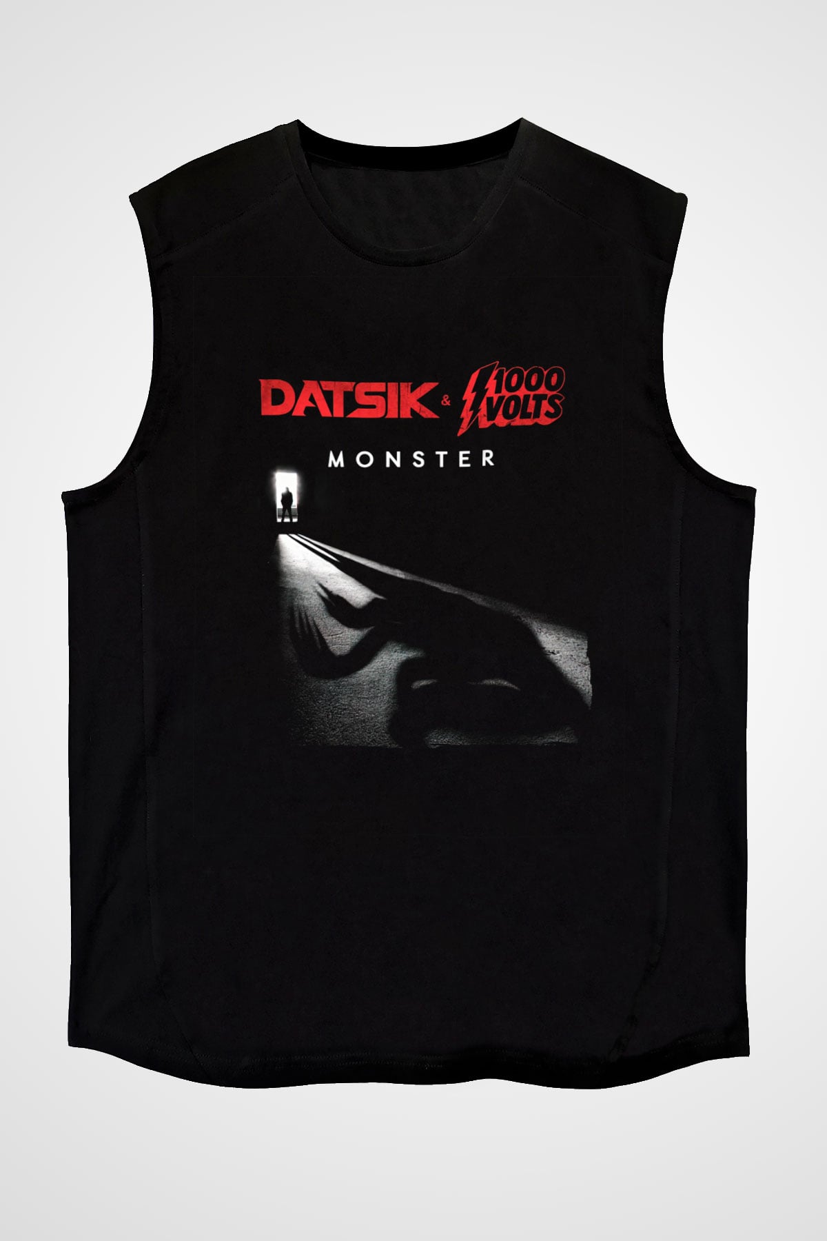 Datsik Siyah Unisex Kolsuz Tişört