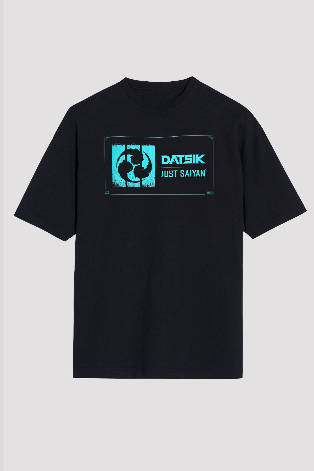 Datsik Siyah Oversize Tişört Oversize T-shirt - TişörtFabrikası