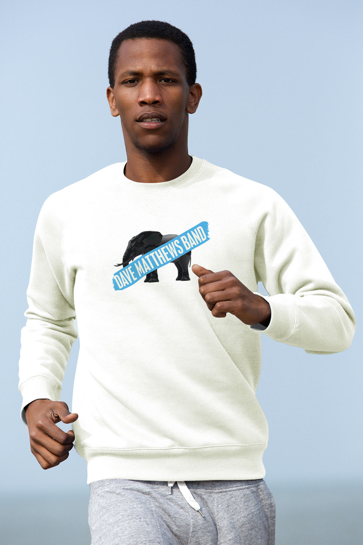 Dave Matthews Band Beyaz Unisex Sweatshirt