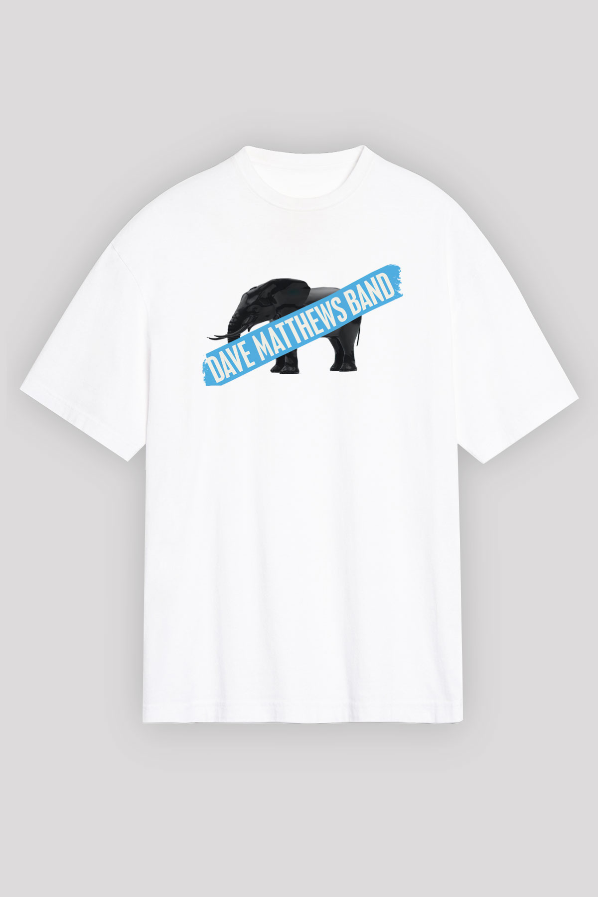 Dave Matthews Band Beyaz Oversize Tişört Oversize T-shirt - TişörtFabrikası