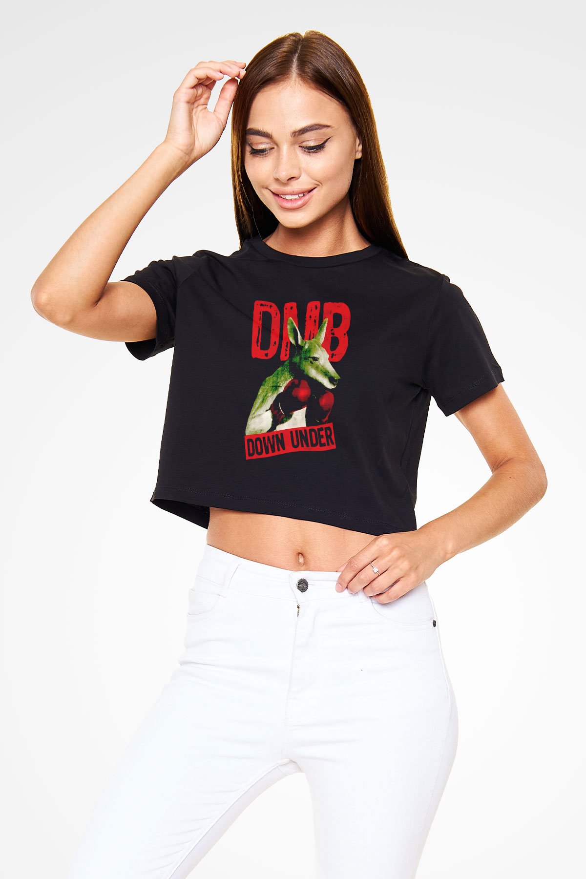 Dave Matthews Band Siyah  Crop Top Tişört