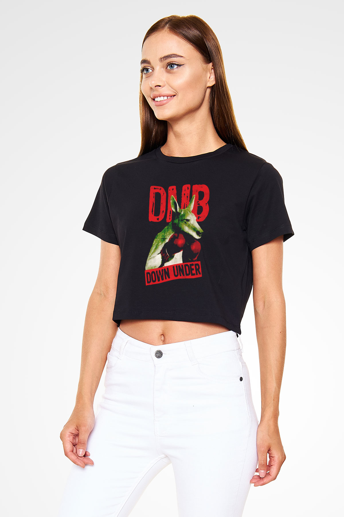 Dave Matthews Band Siyah  Crop Top Tişört