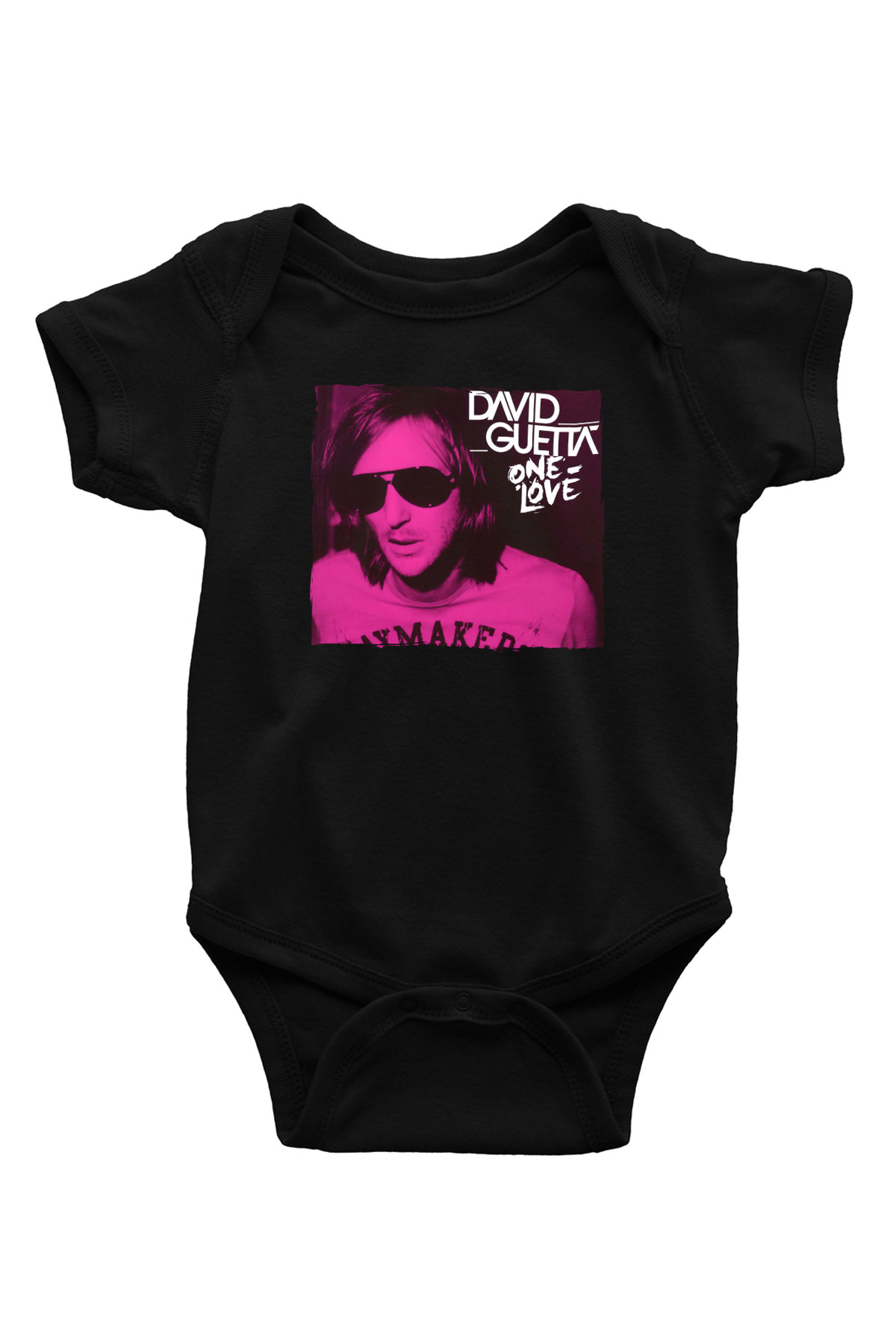 David Guetta Siyah Bebek Body - Zıbın