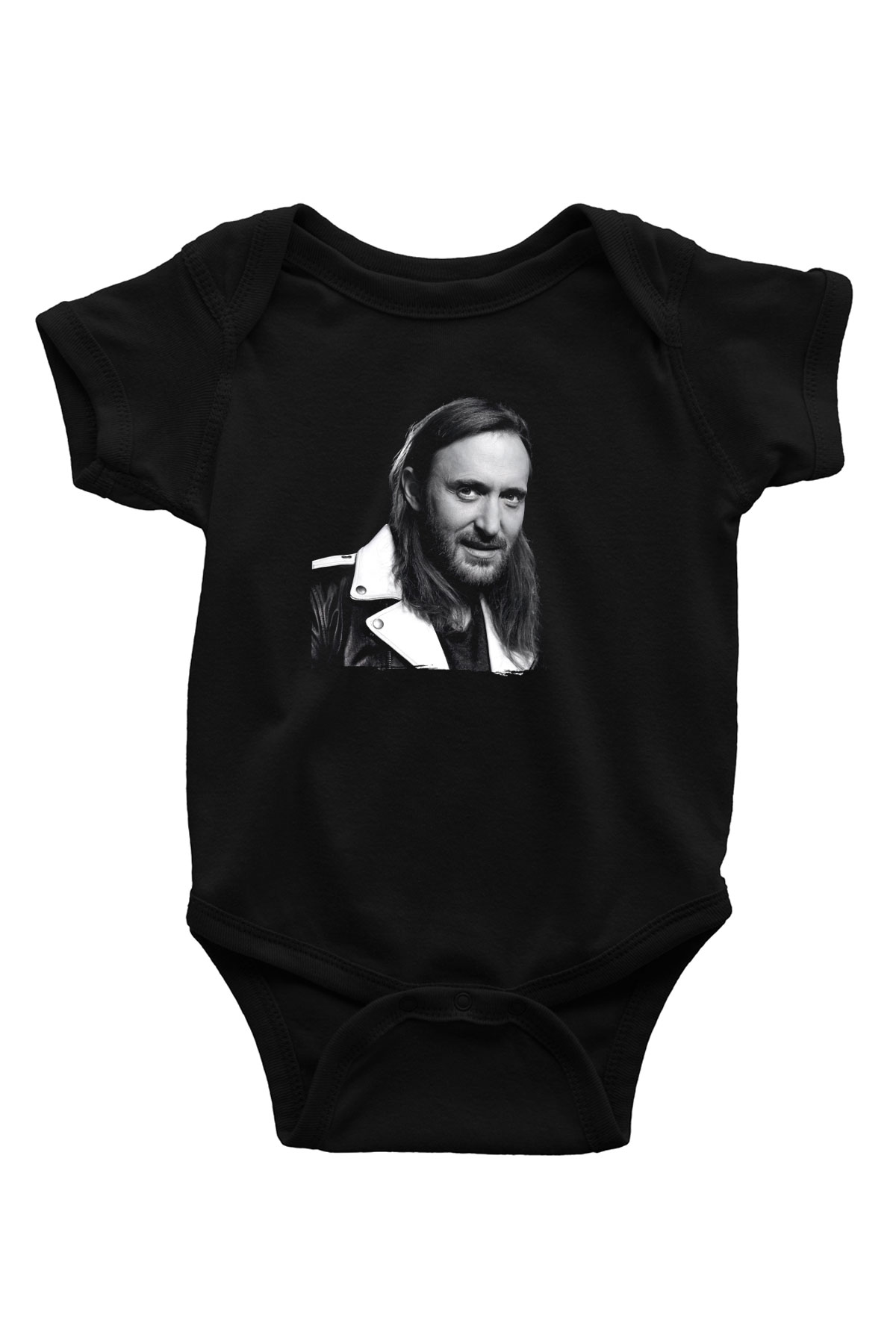 David Guetta Siyah Bebek Body - Zıbın