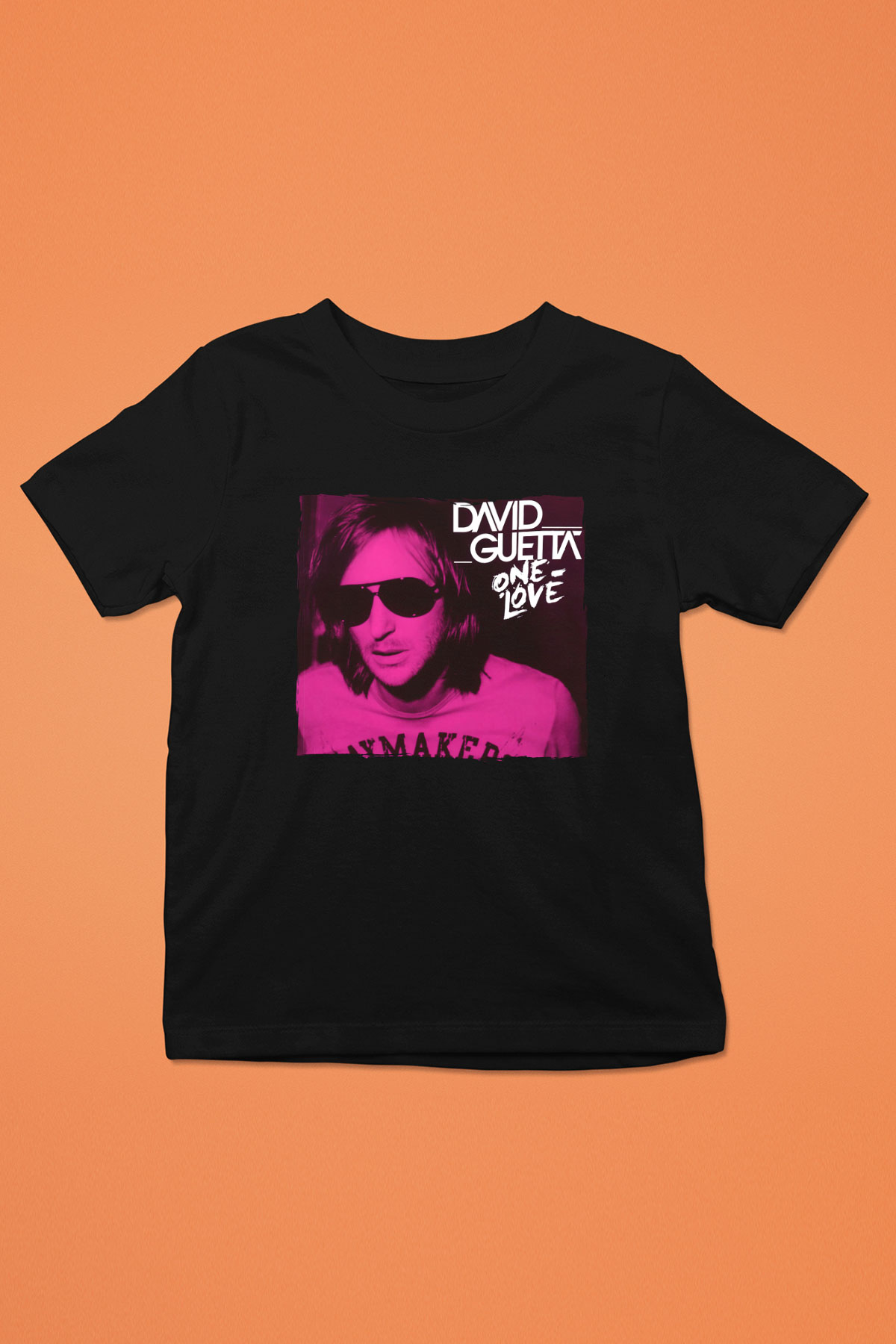 David Guetta Siyah Unisex Çocuk Tişört