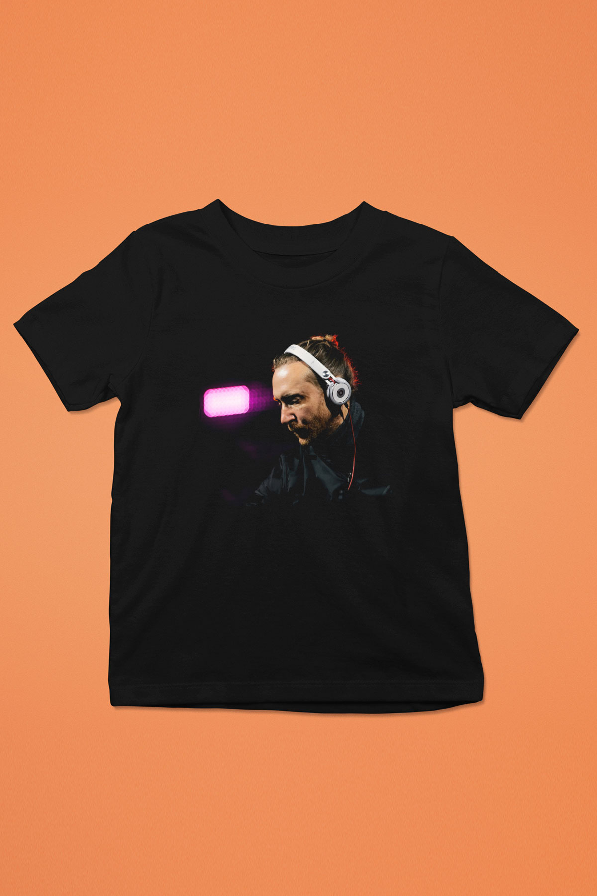 David Guetta Siyah Unisex Çocuk Tişört
