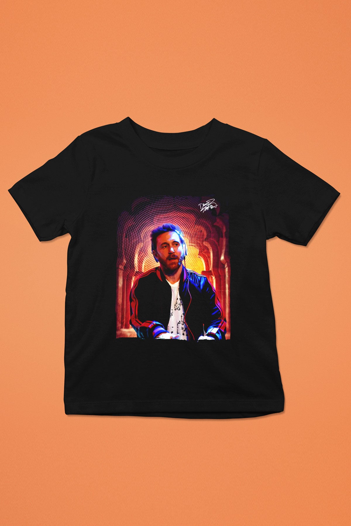 David Guetta Siyah Unisex Çocuk Tişört