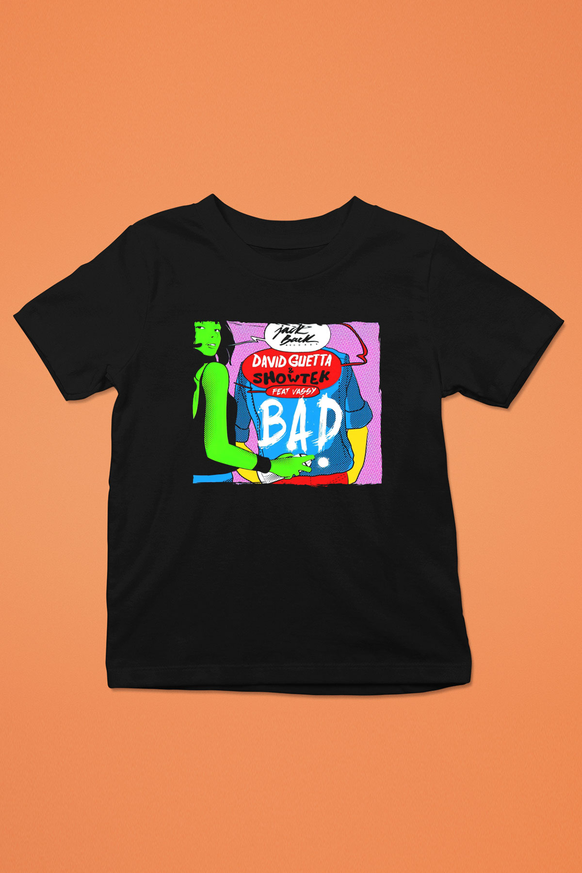 David Guetta Siyah Unisex Çocuk Tişört