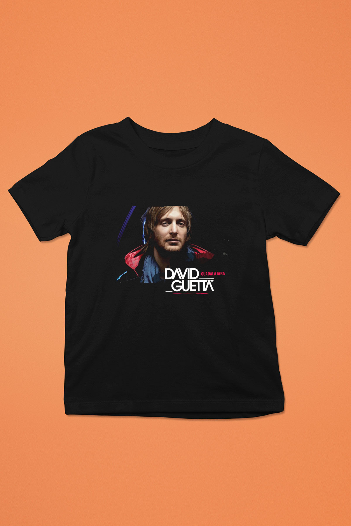 David Guetta Siyah Unisex Çocuk Tişört