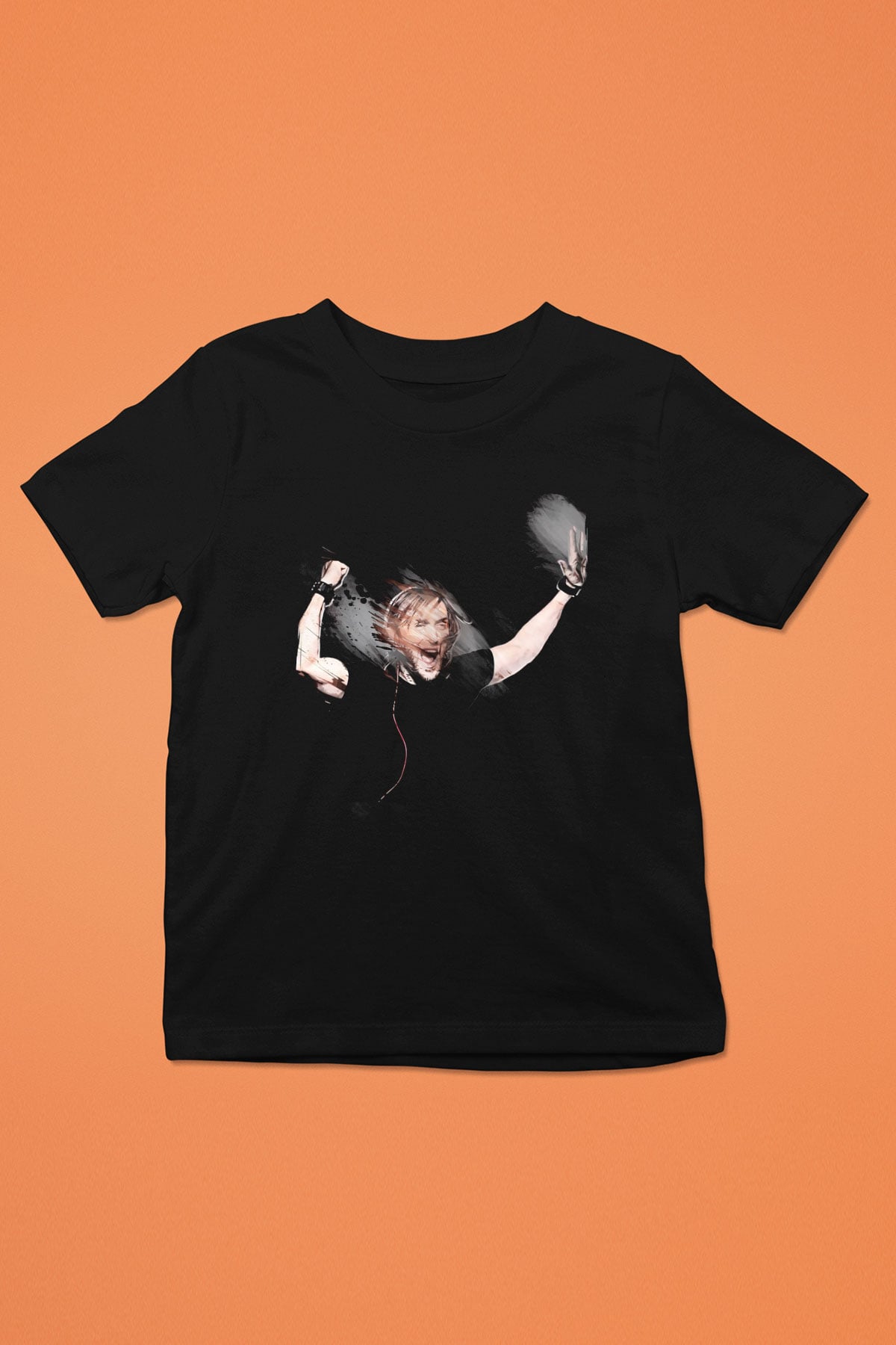 David Guetta Siyah Unisex Çocuk Tişört