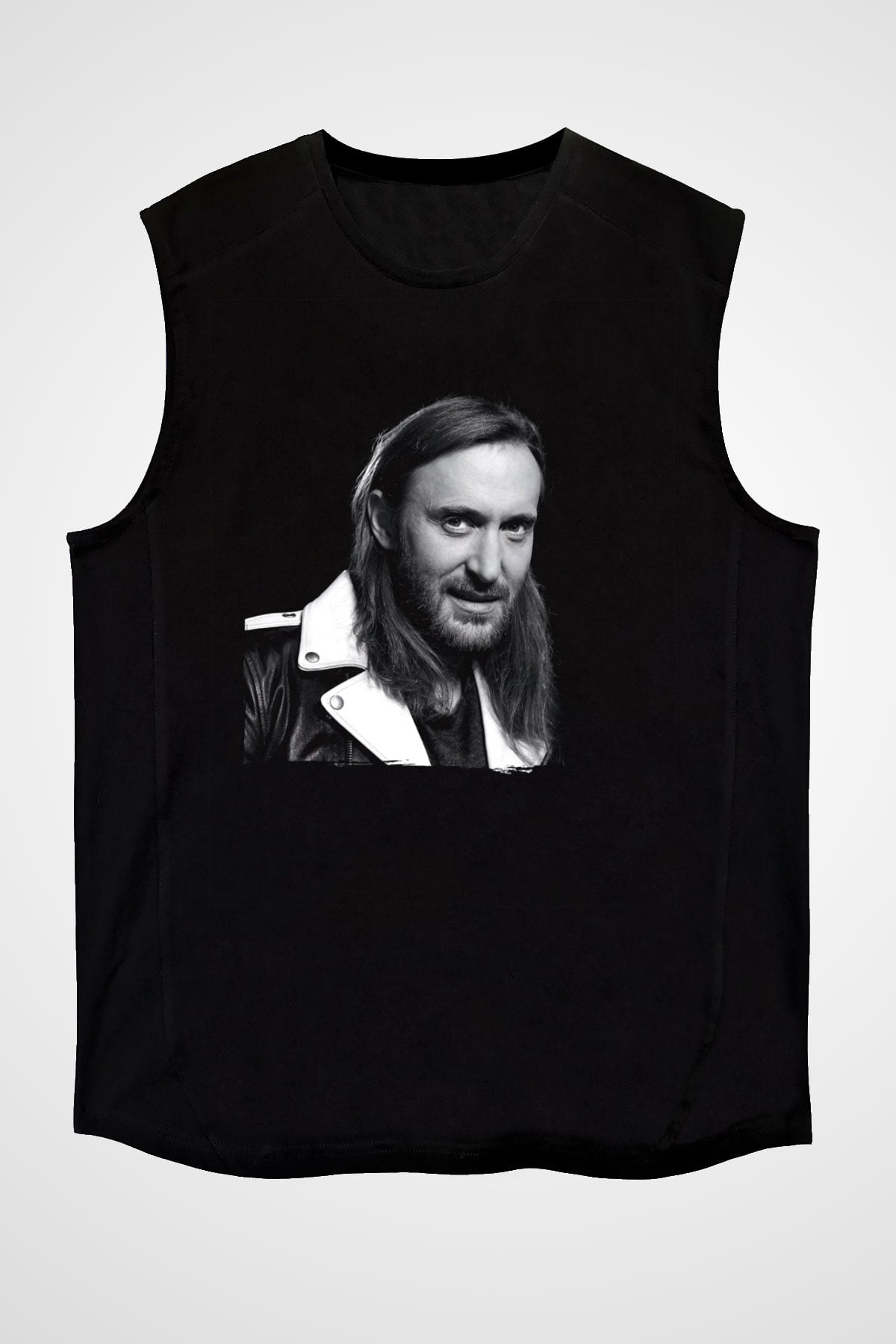David Guetta Siyah Unisex Kolsuz Tişört