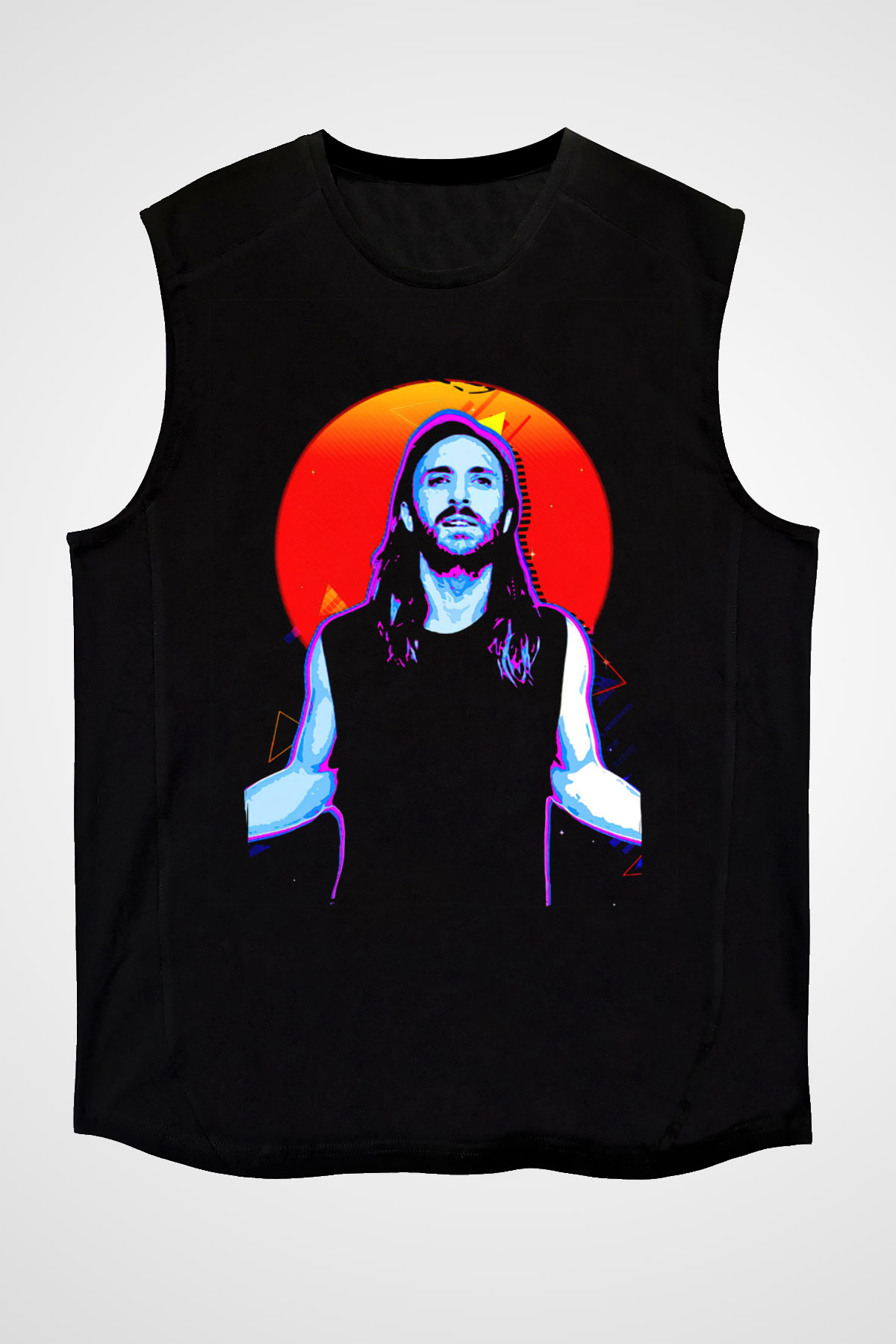 David Guetta Siyah Unisex Kolsuz Tişört