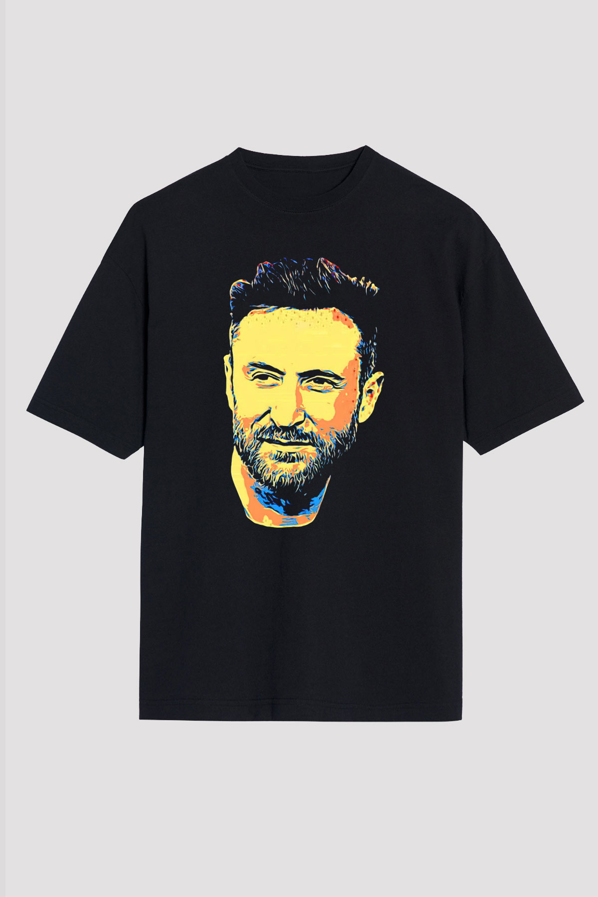 David Guetta Siyah Oversize Tişört Oversize T-shirt - TişörtFabrikası