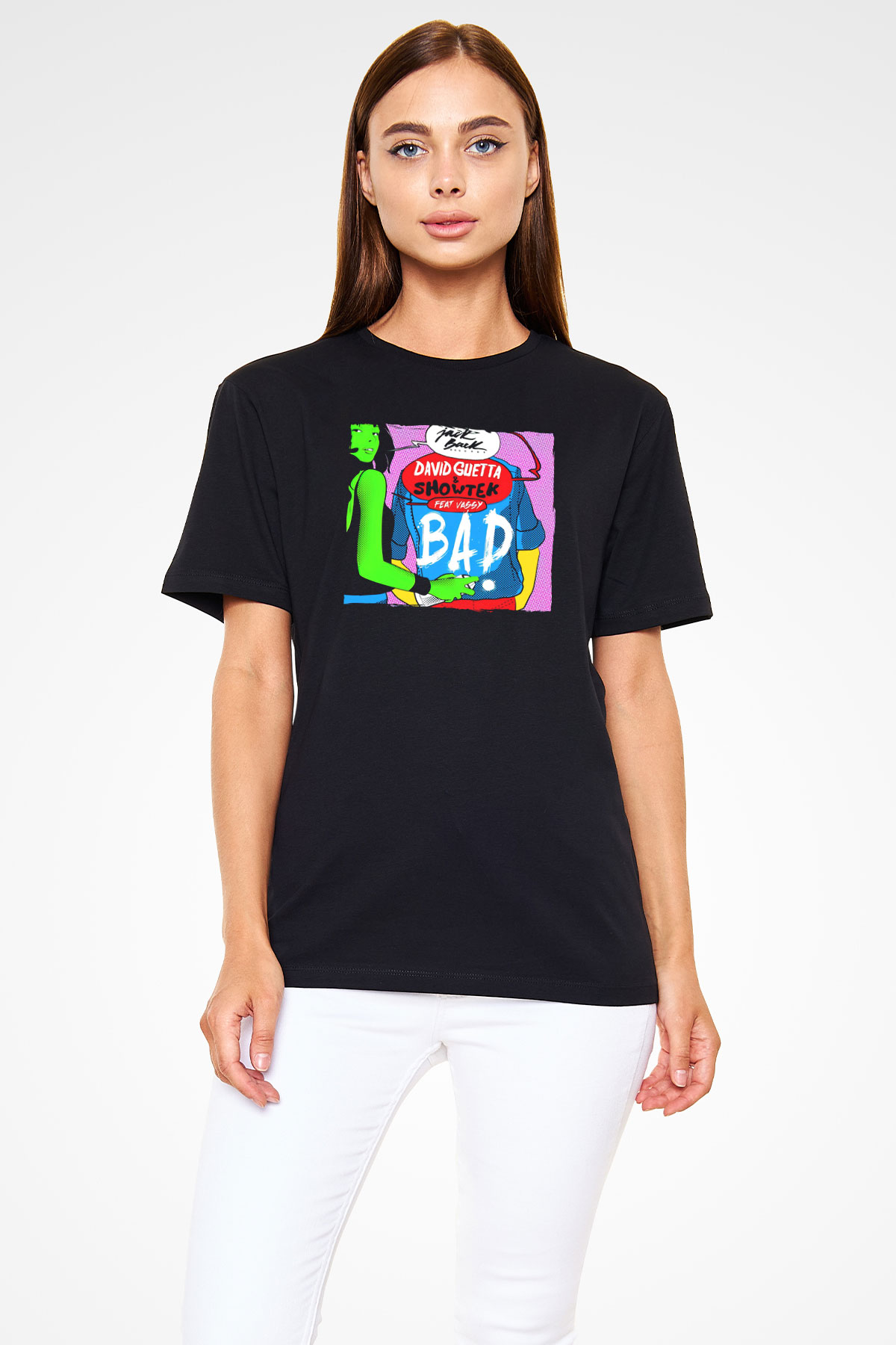 David Guetta Siyah Unisex Tişört T-Shirt - TişörtFabrikası