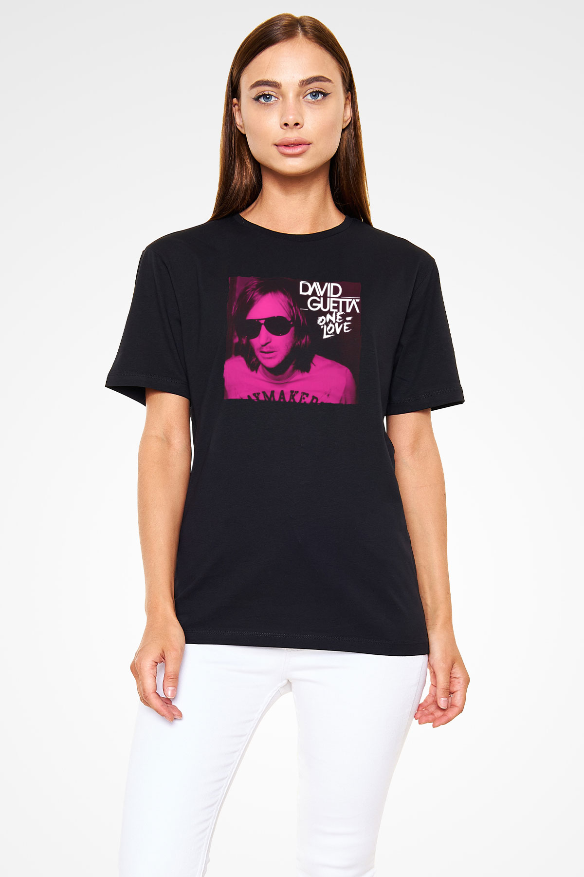 David Guetta Siyah Unisex Tişört T-Shirt - TişörtFabrikası