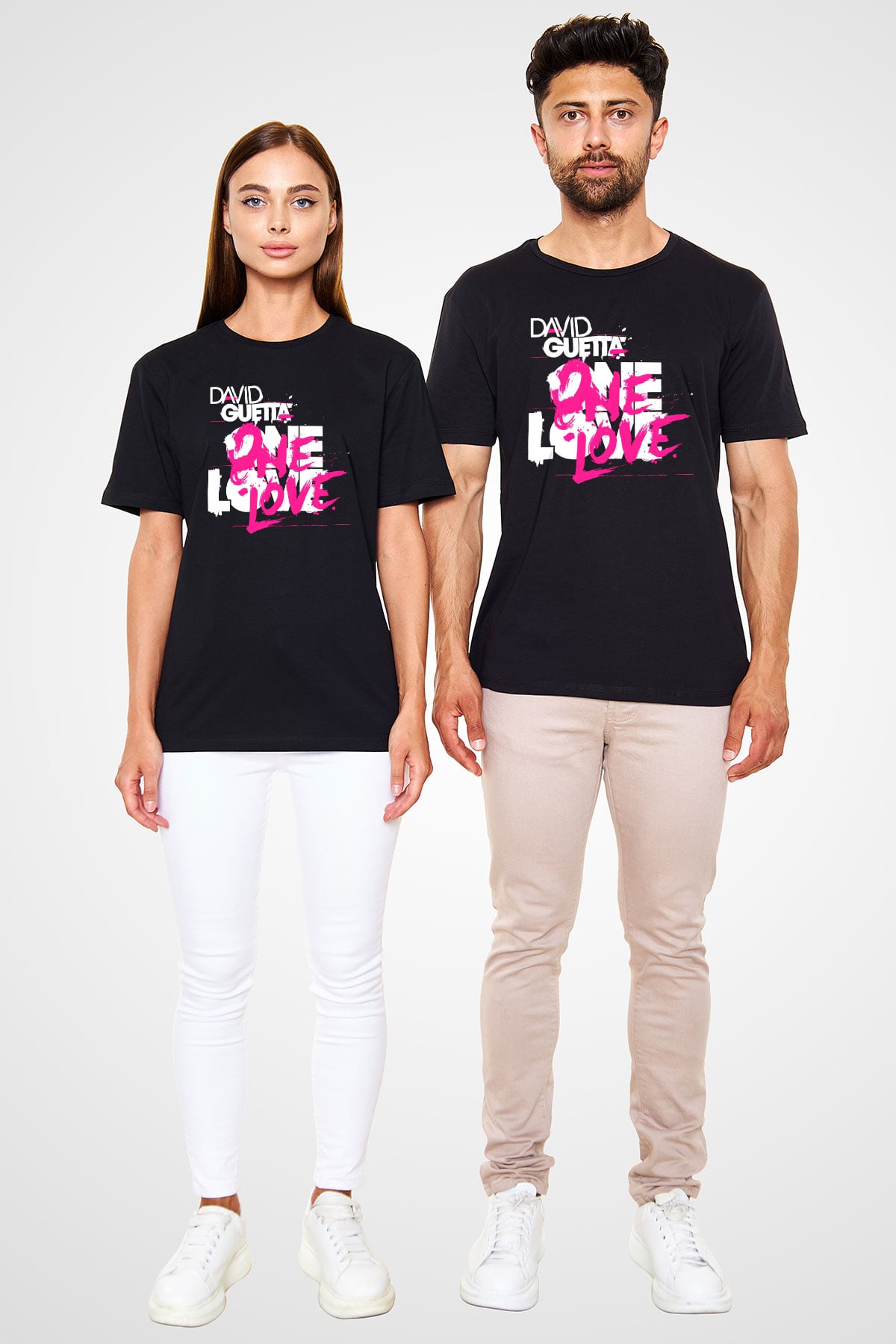 David Guetta Siyah Unisex Tişört T-Shirt - TişörtFabrikası