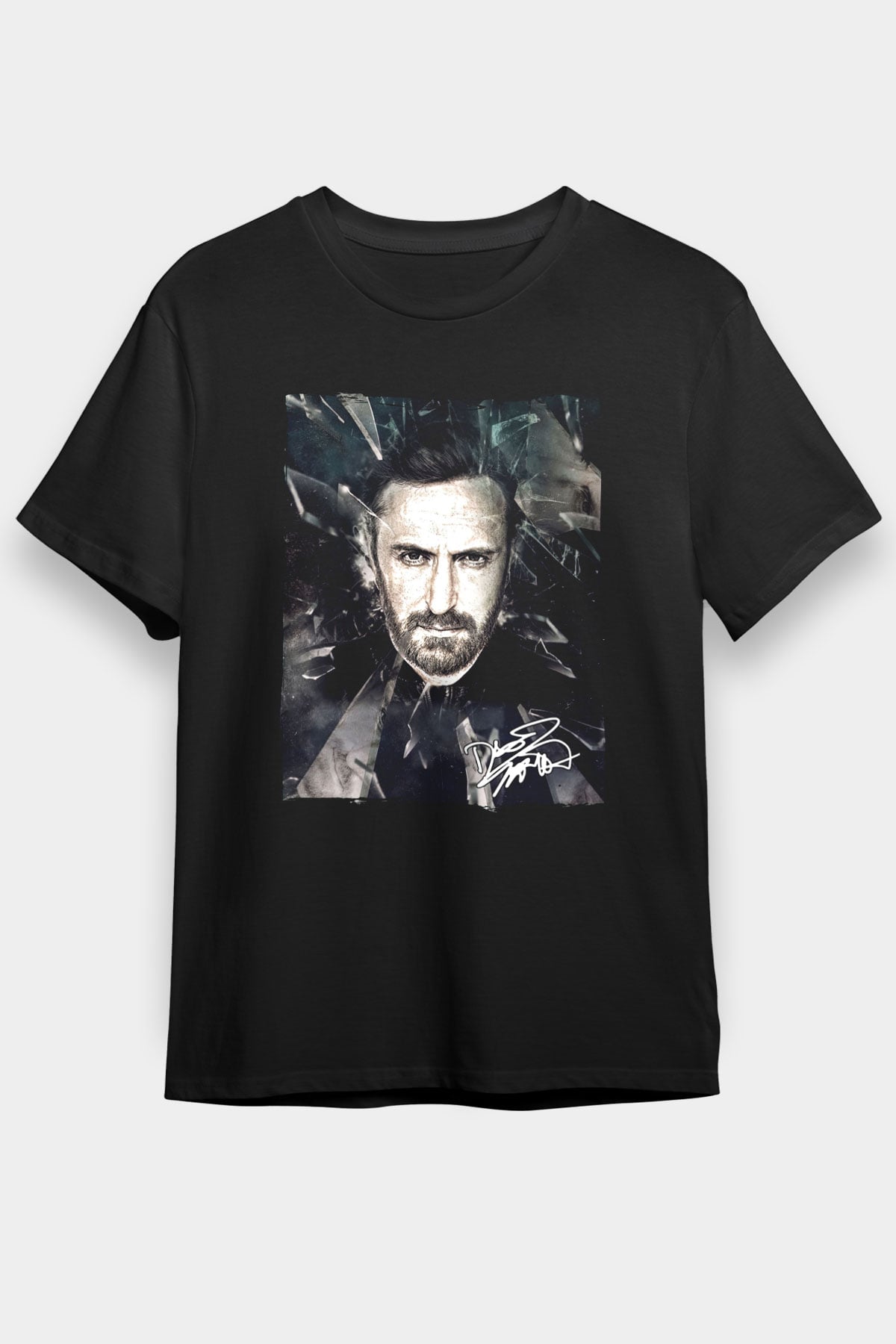 David Guetta Siyah Unisex Tişört T-Shirt - TişörtFabrikası