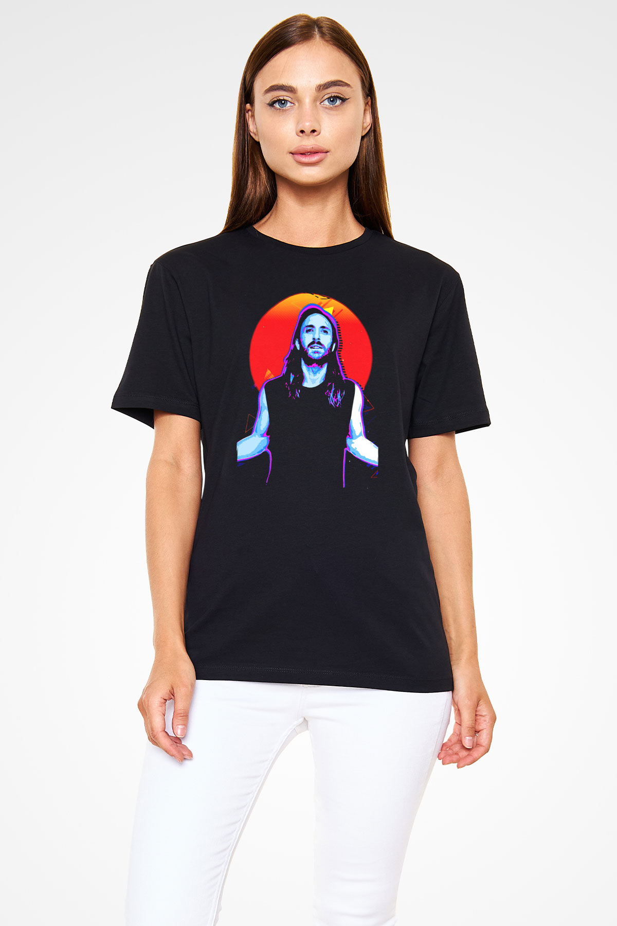 David Guetta Siyah Unisex Tişört T-Shirt - TişörtFabrikası