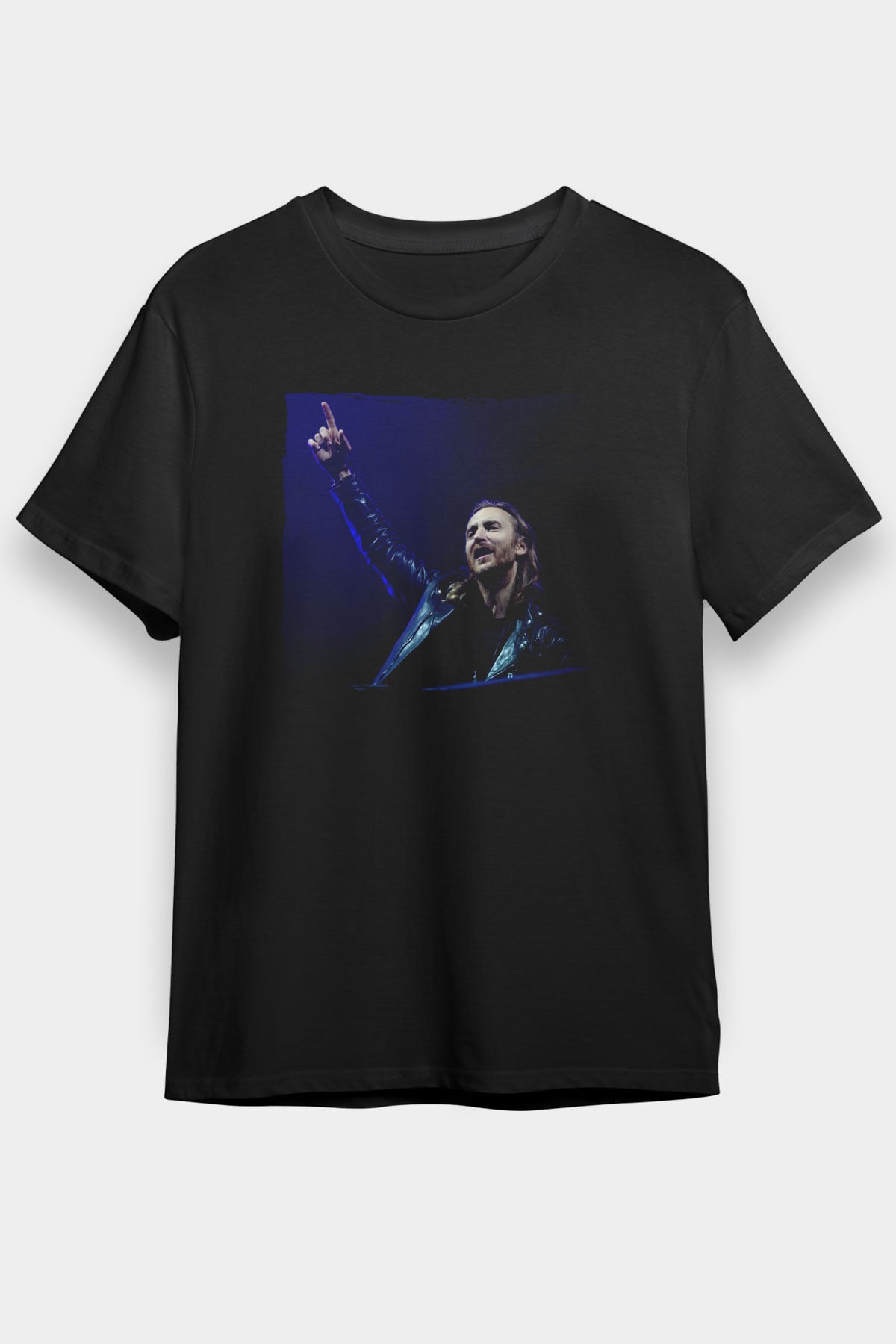 David Guetta Siyah Unisex Tişört T-Shirt - TişörtFabrikası