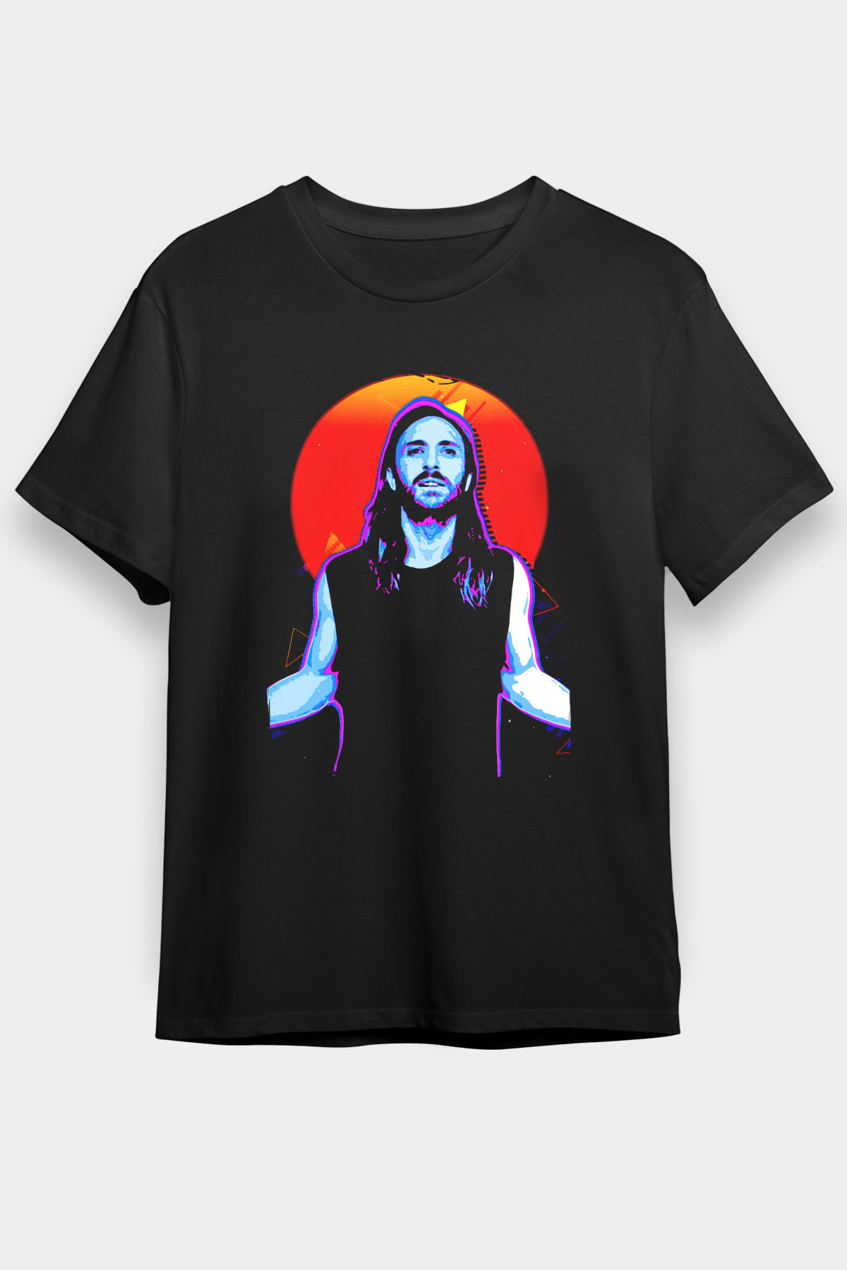 David Guetta Siyah Unisex Tişört T-Shirt - TişörtFabrikası