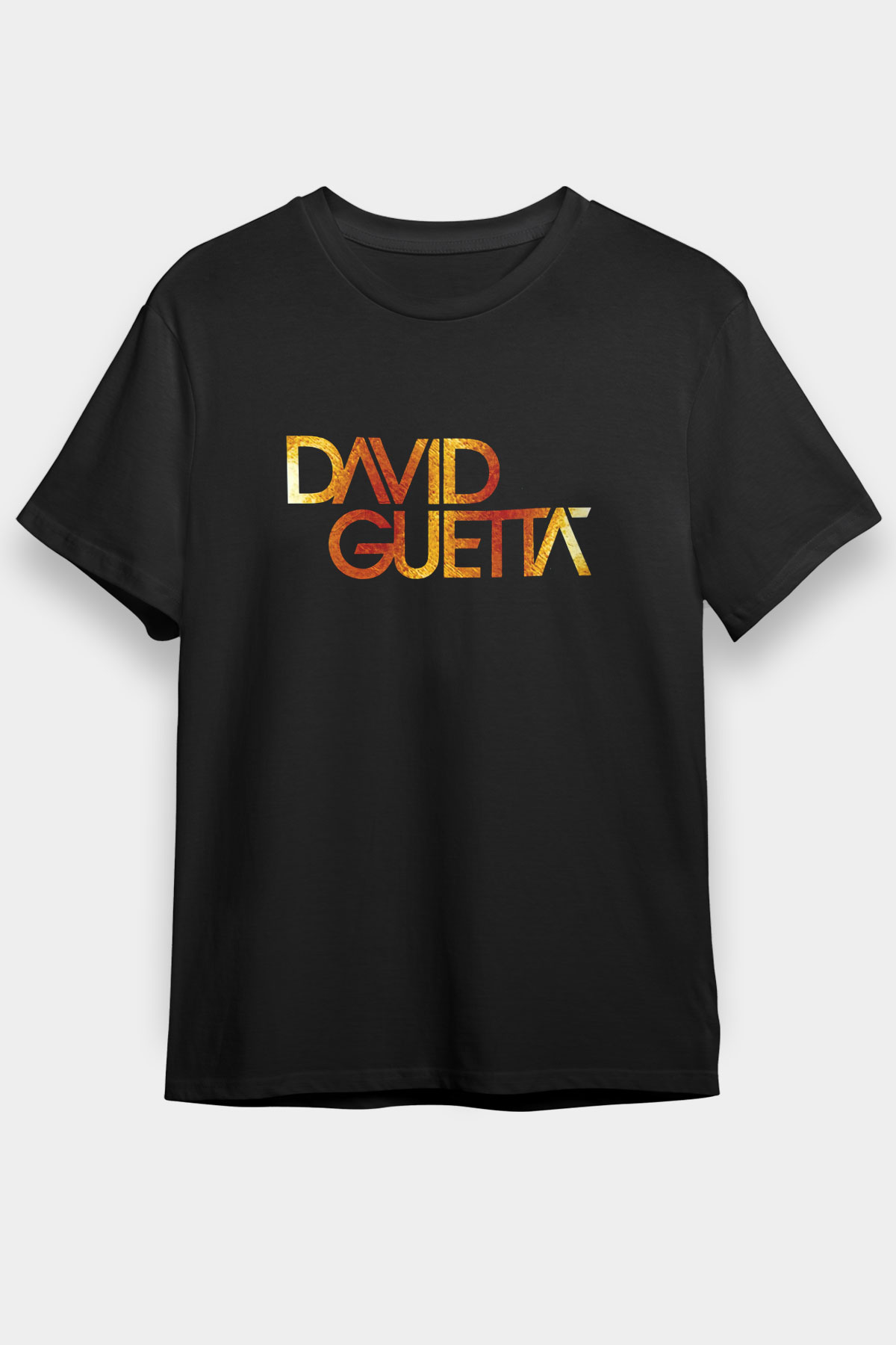 David Guetta Siyah Unisex Tişört T-Shirt - TişörtFabrikası