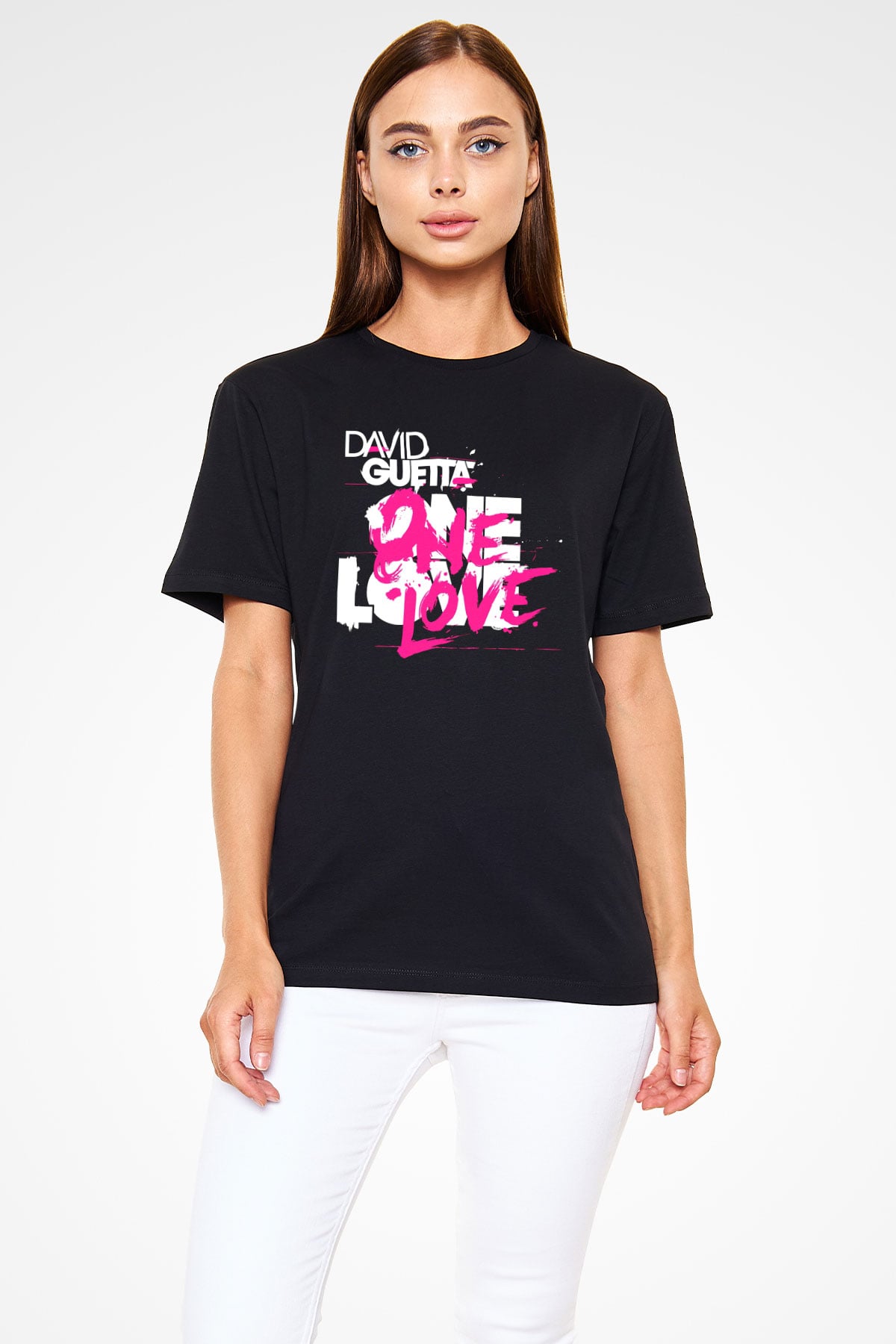 David Guetta Siyah Unisex Tişört T-Shirt - TişörtFabrikası