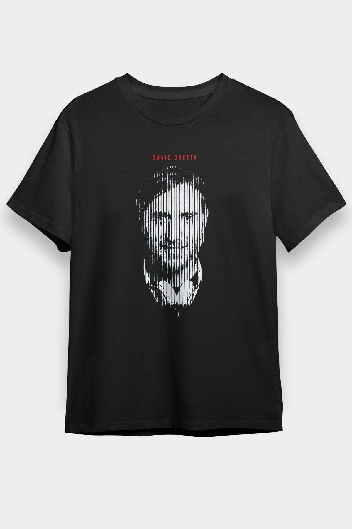 David Guetta Siyah Unisex Tişört T-Shirt - TişörtFabrikası