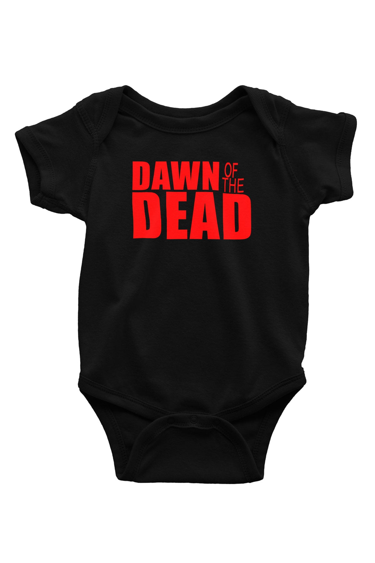 Dawn of the Dead Baskılı Siyah Bebek Body - Zıbın