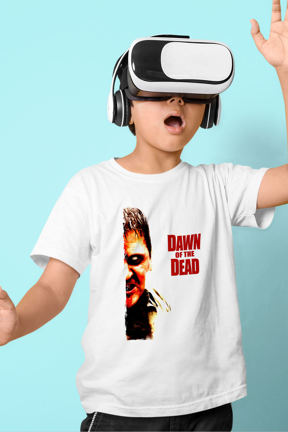 Dawn of the Dead Beyaz Unisex  Çocuk Tişört