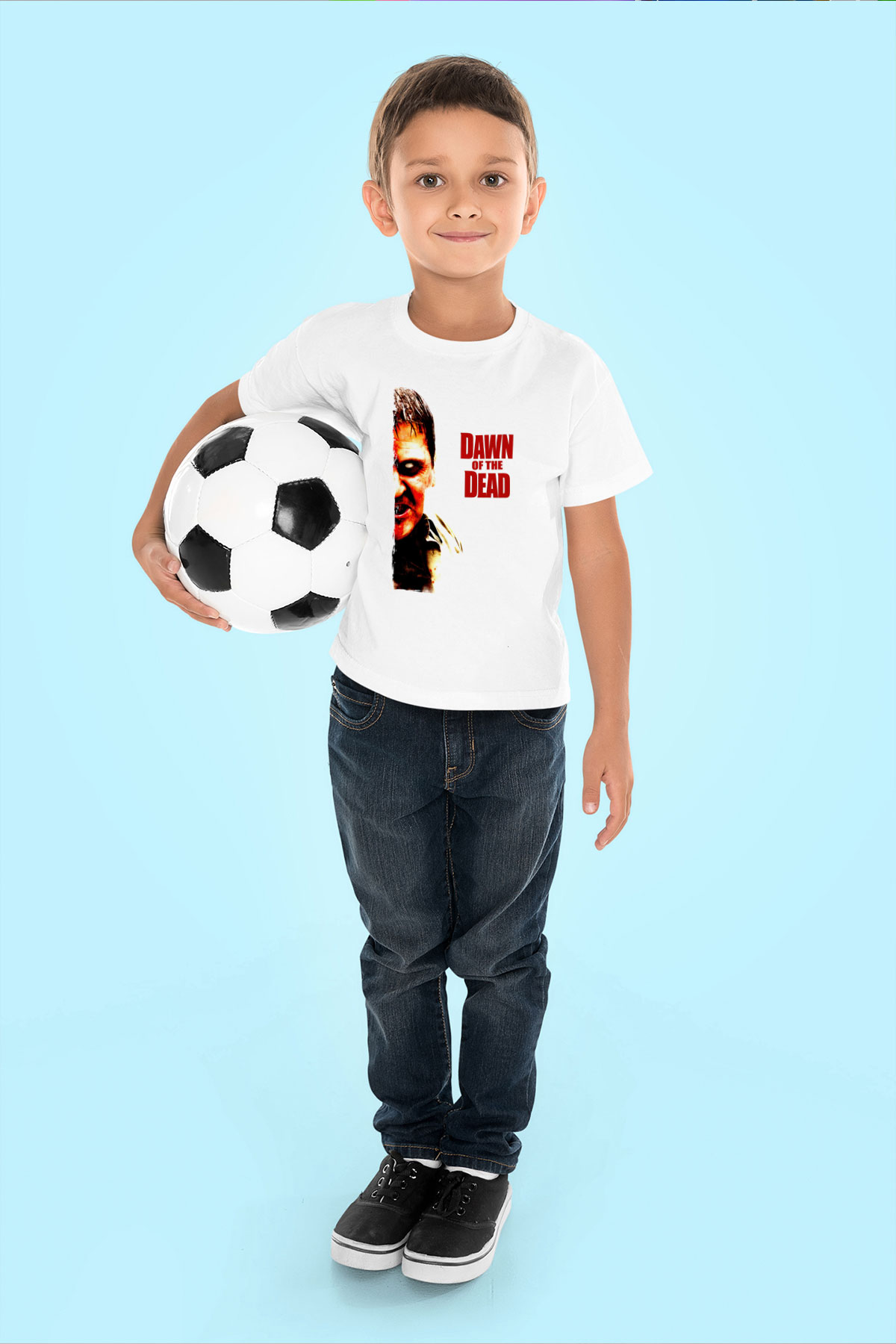 Dawn of the Dead Beyaz Unisex  Çocuk Tişört