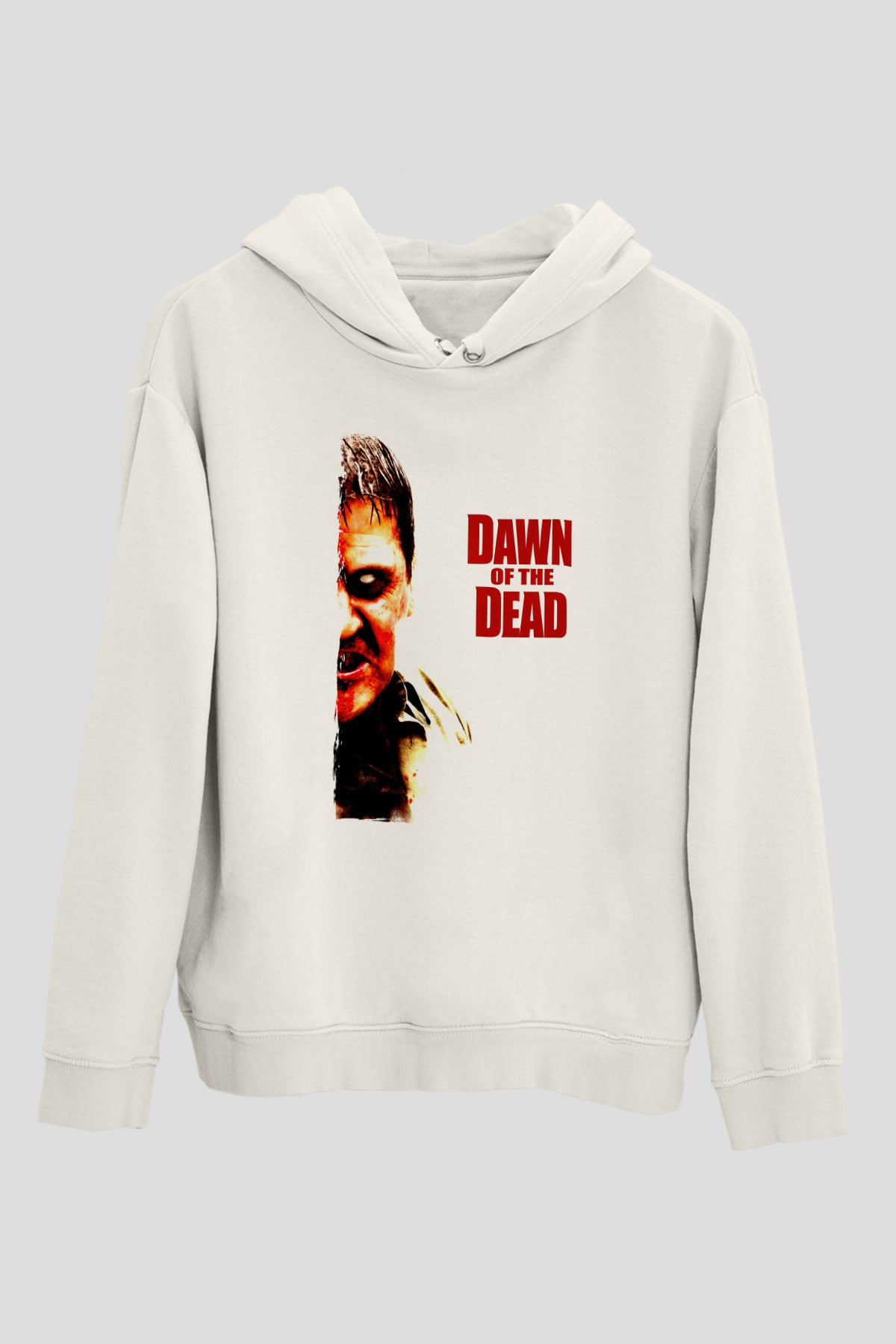 Dawn of the Dead Beyaz Unisex Hoodie