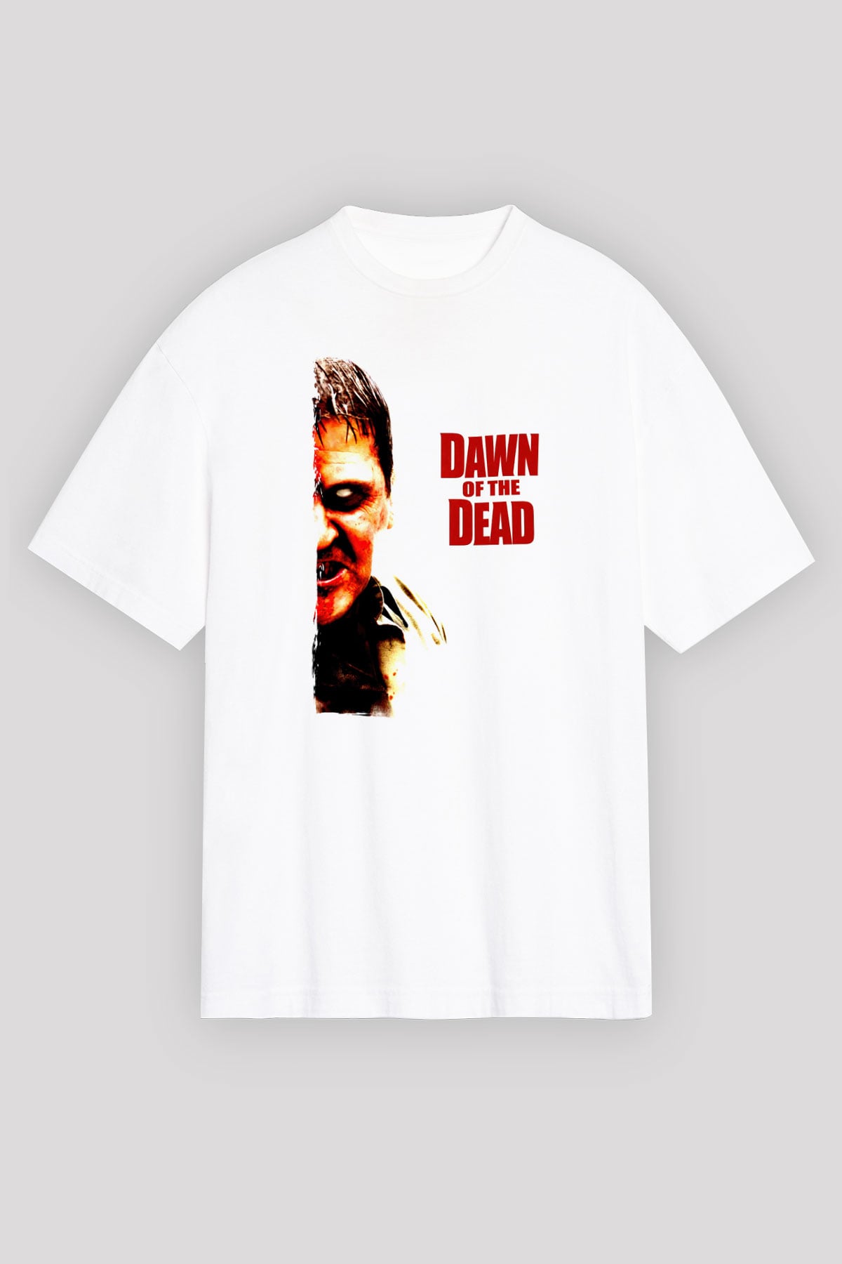 Dawn of the Dead Beyaz Oversize Tişört