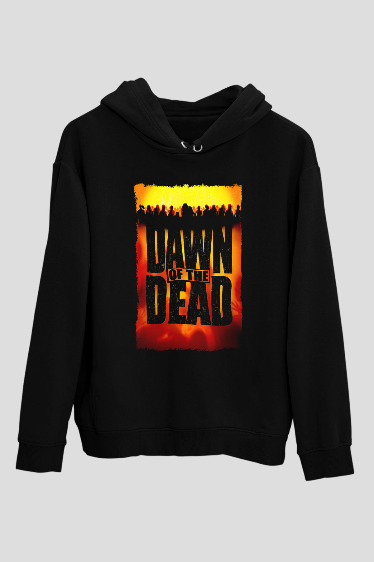 Dawn of the Dead Siyah Unisex Hoodie
