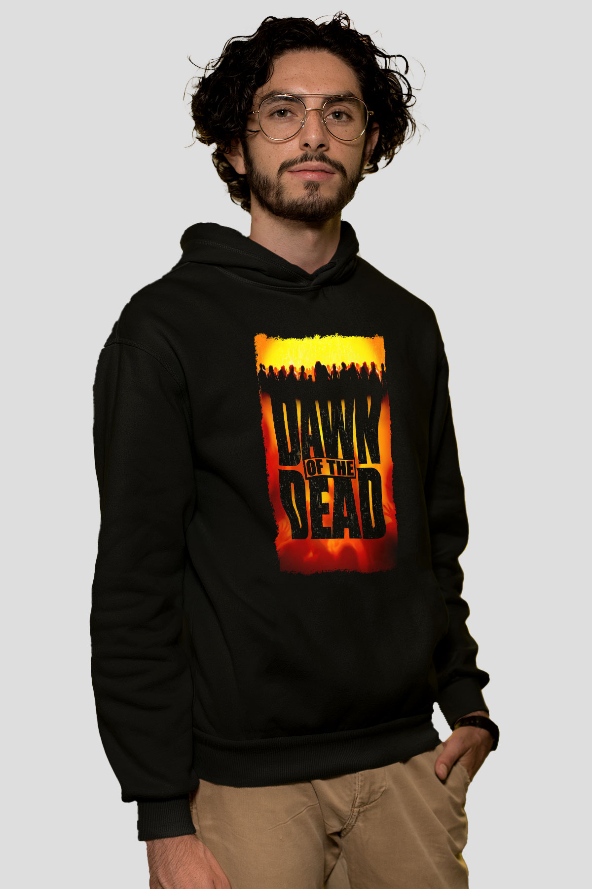 Dawn of the Dead Siyah Unisex Hoodie