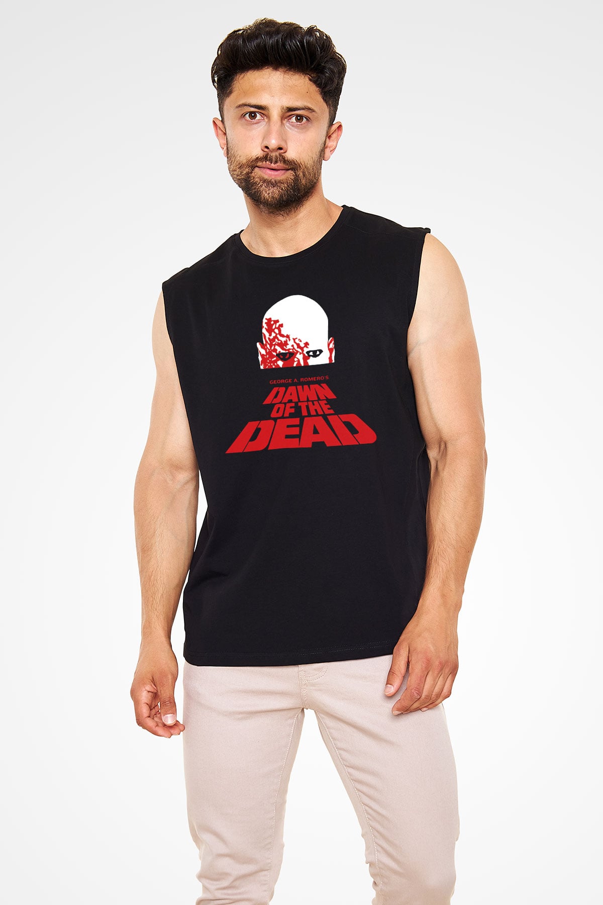 Dawn of the Dead Siyah Unisex Kolsuz Tişört